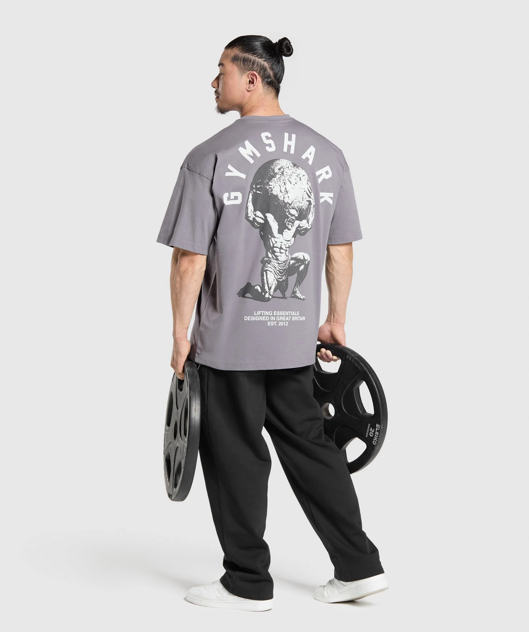 Gymshark Atlas T-Shirt - Medium Grey - Image 3