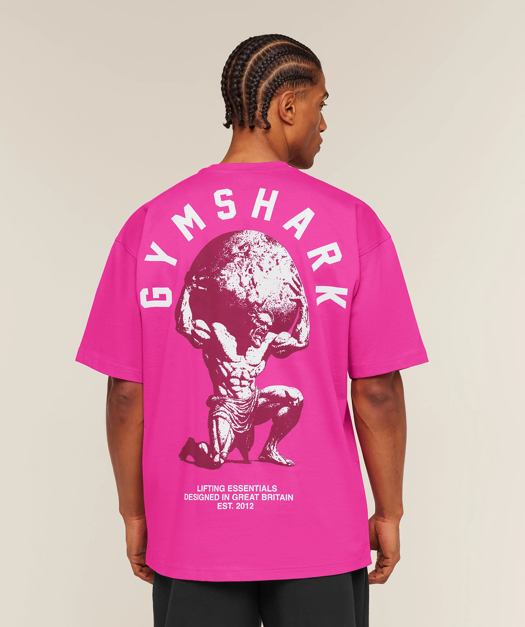 Gymshark Atlas T-Shirt - Super-Set Pink