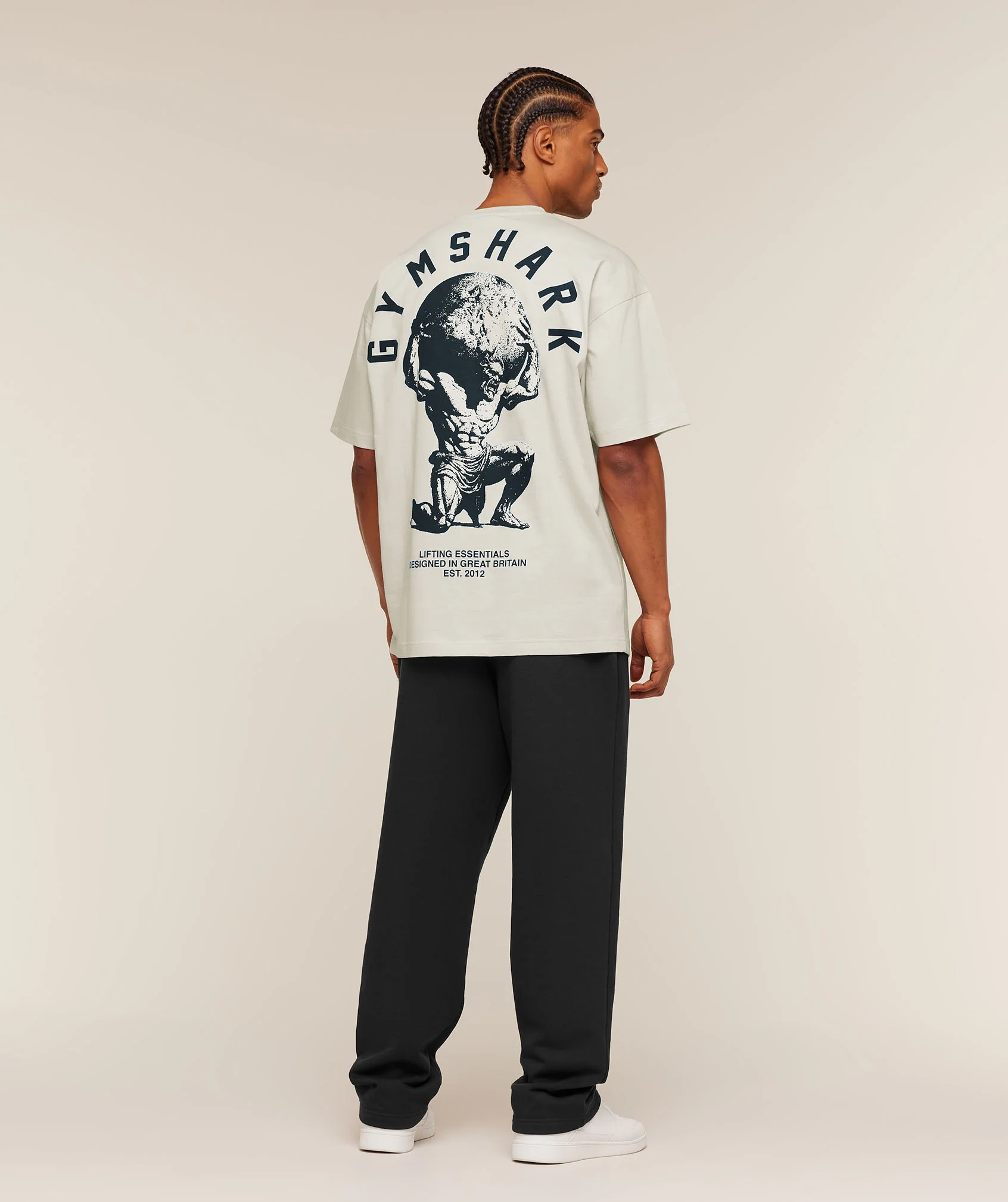 Gymshark Atlas T-Shirt - Tinted White - Image 4