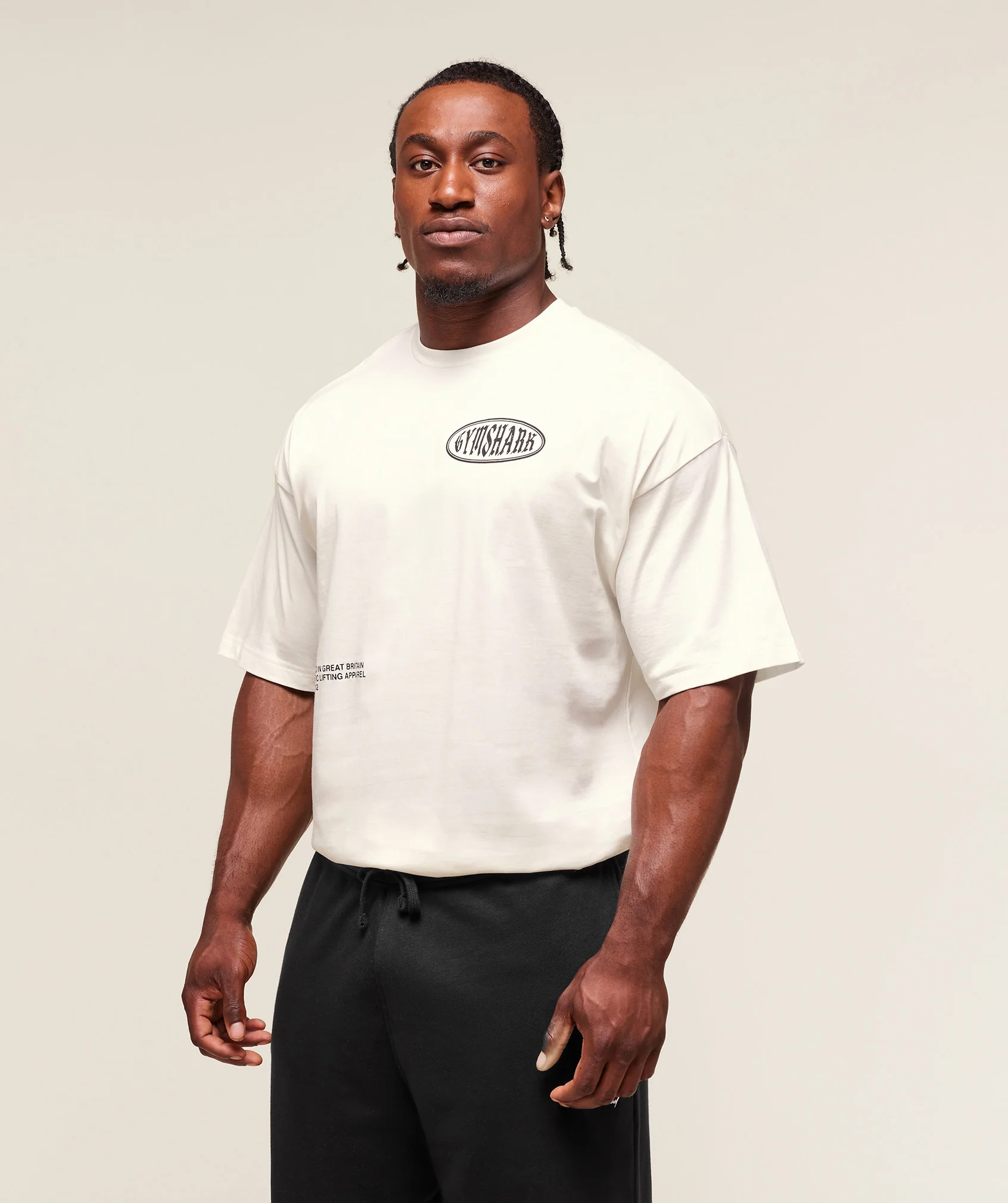 Gymshark Authentic Lifting Apparel T-Shirt - Soft White - Image 3