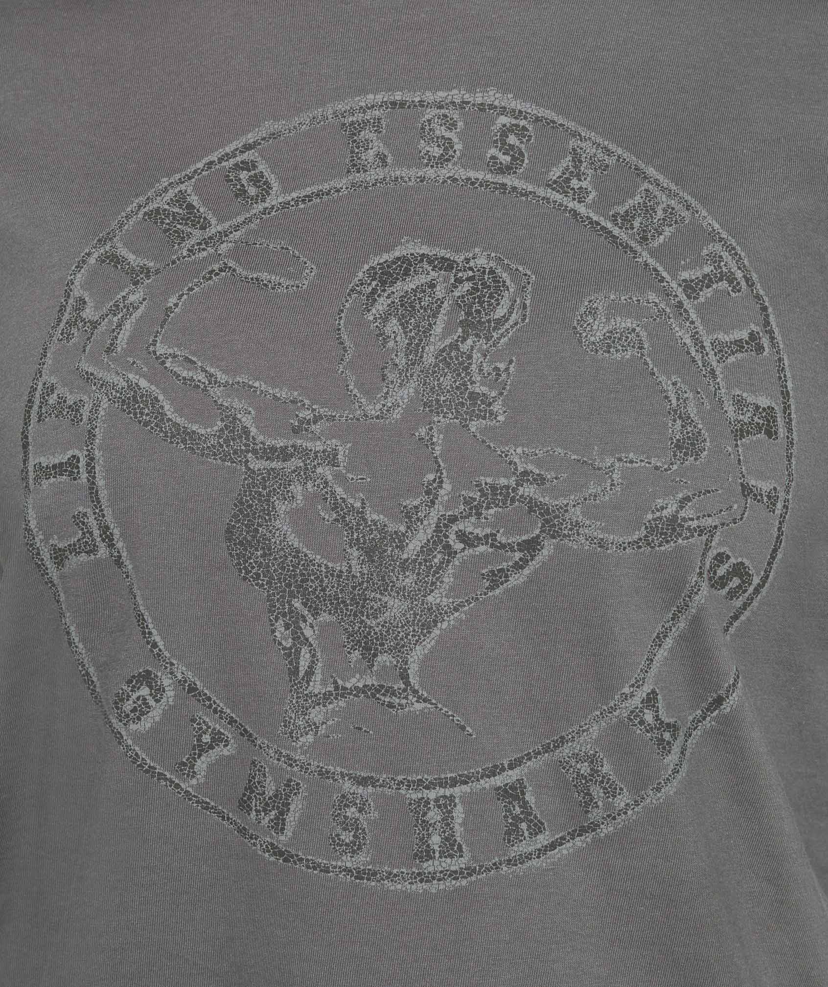 Gymshark Back Gains Graphic Long Sleeve Top - Graphite Grey - Image 4