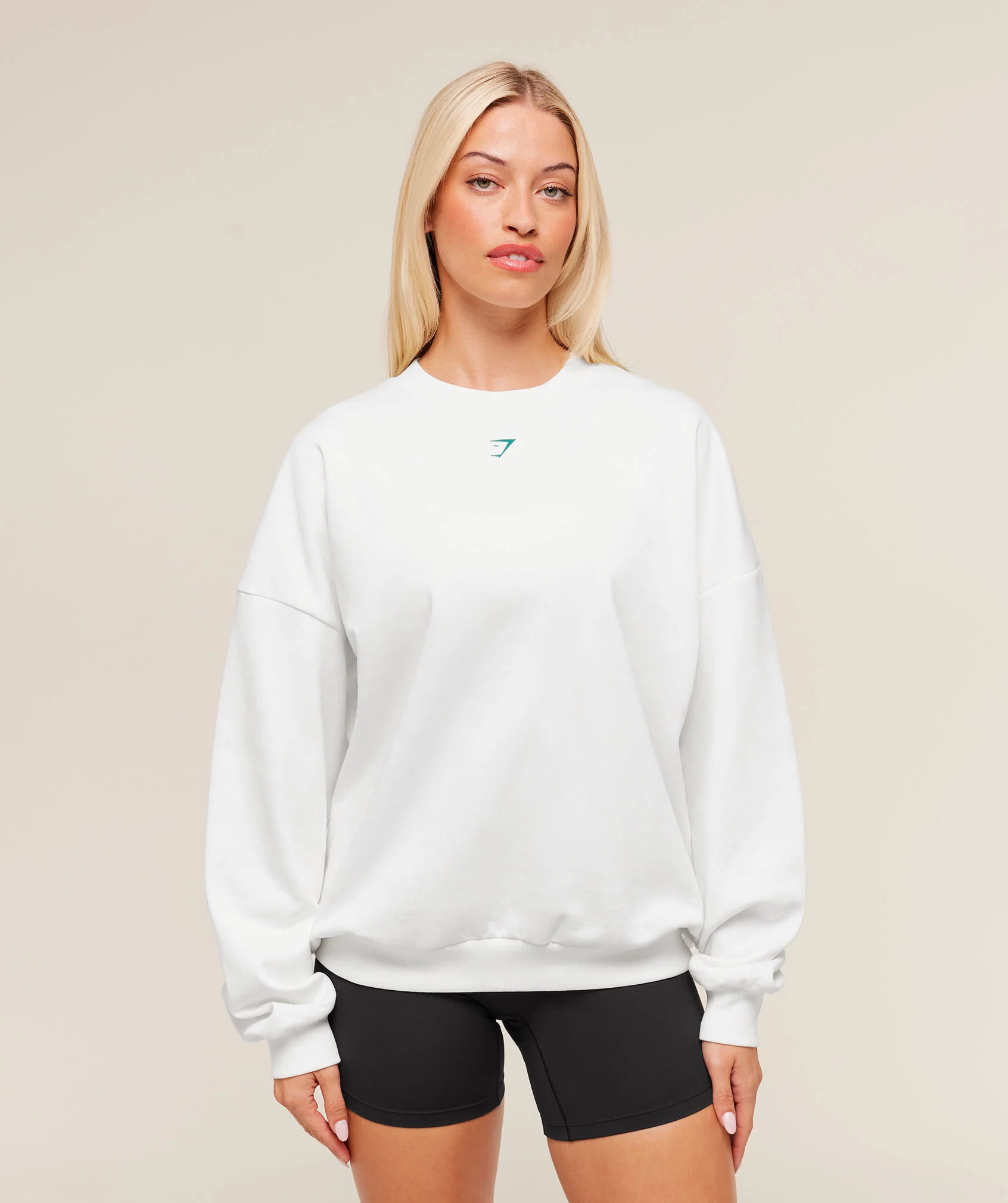Gymshark Baking That Cake Graphic Sweatshirt - GS Soft White - Image 2