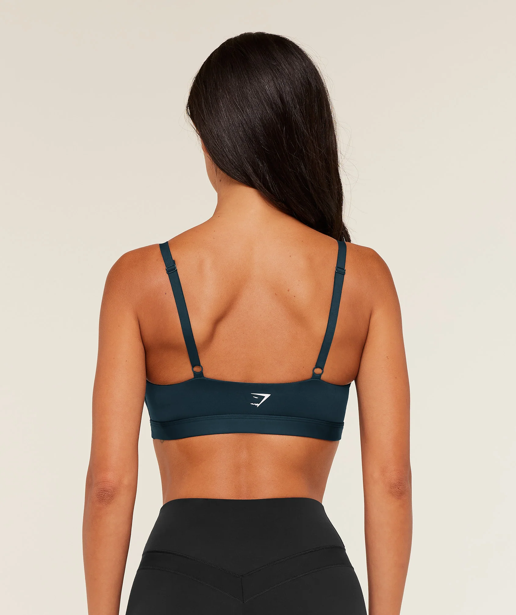 Gymshark Balcony Peekaboo Sports Bra - Deep Petrol Blue - Image 2