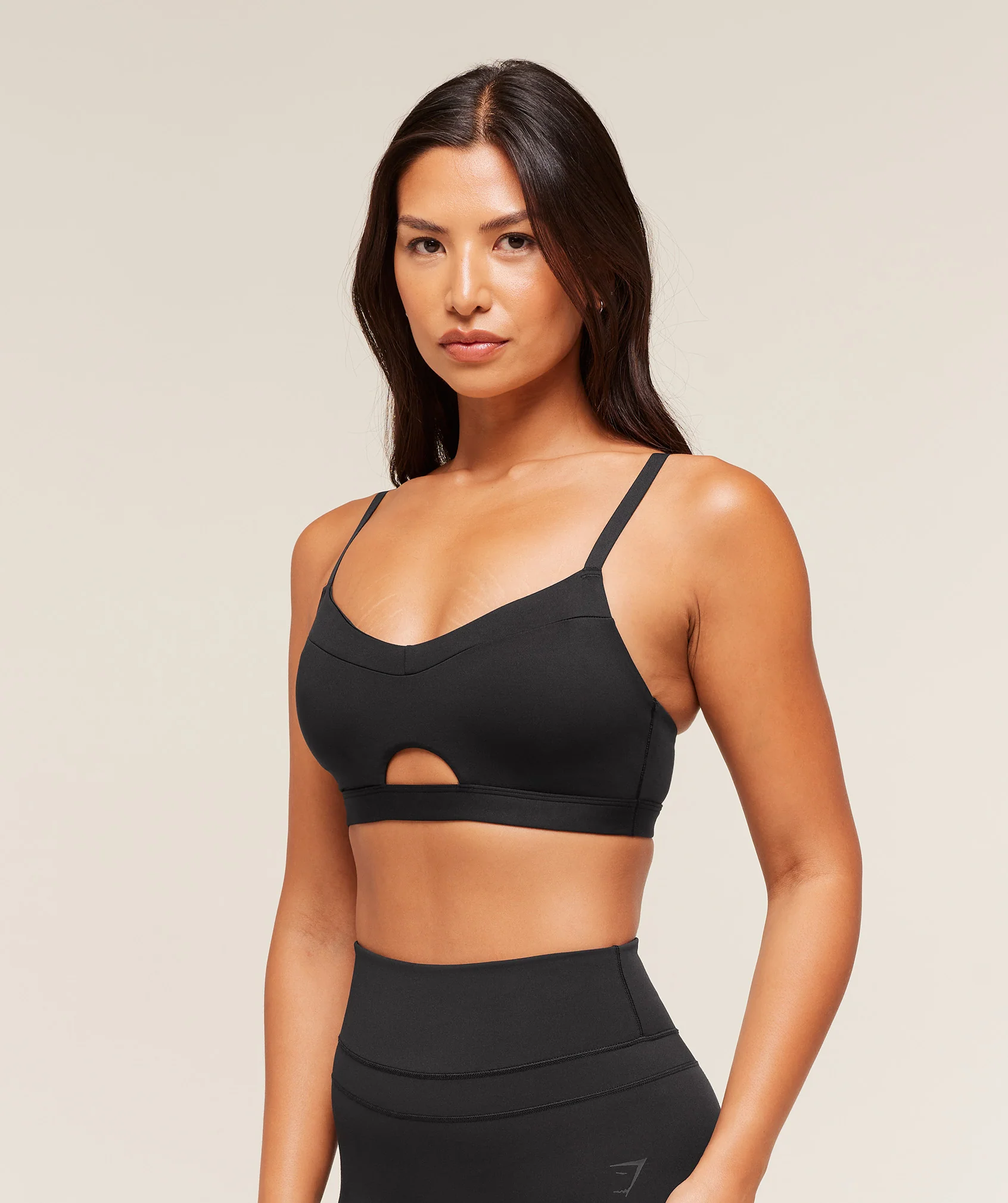 Gymshark Balcony Peekaboo Sports Bra - Black - Image 3