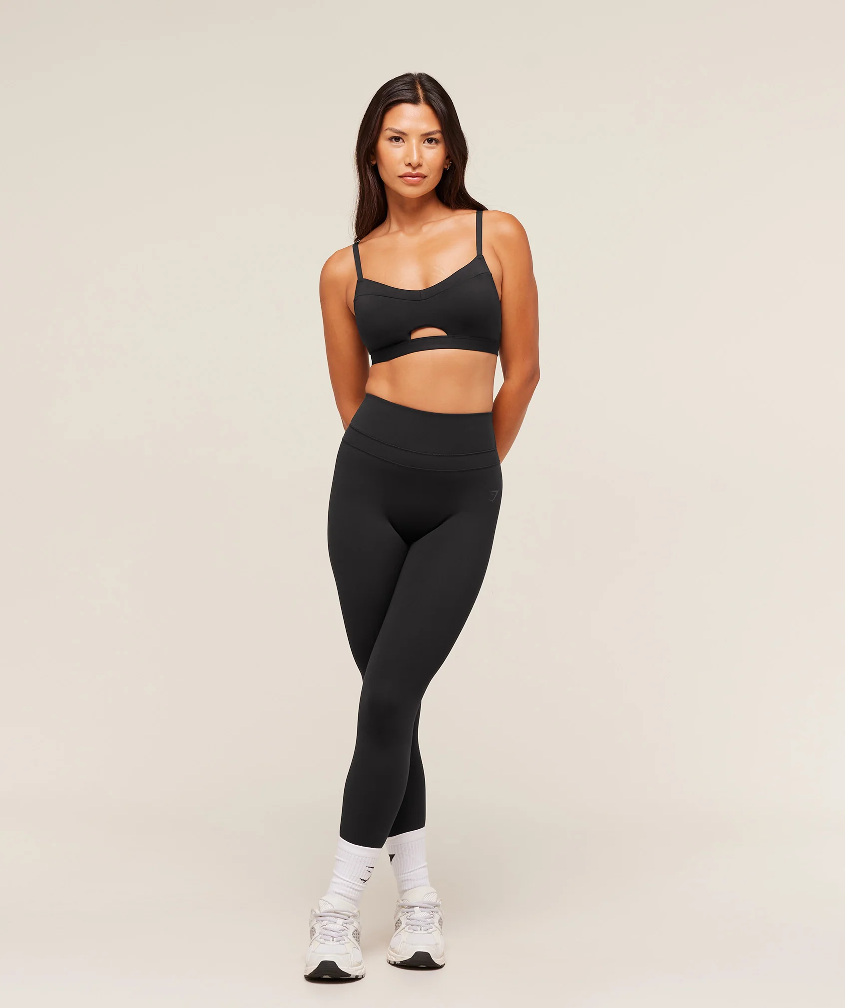 Gymshark Balcony Peekaboo Sports Bra - Black - Image 6