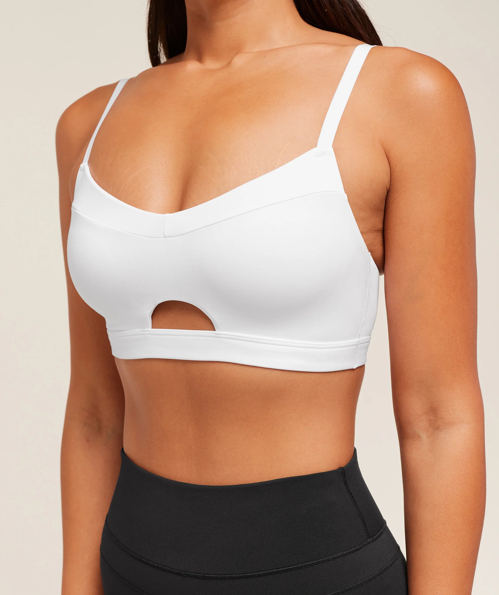 Gymshark Balcony Peekaboo Sports Bra - White - Image 5