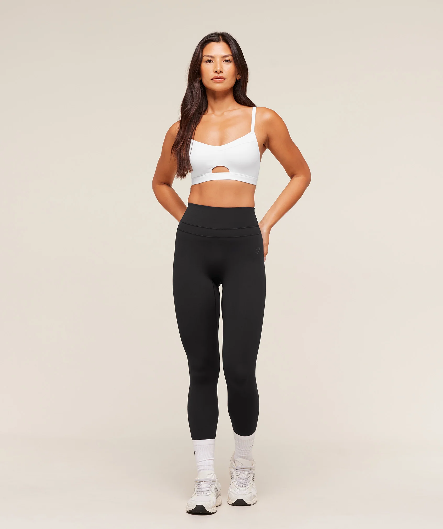 Gymshark Balcony Peekaboo Sports Bra - White - Image 6
