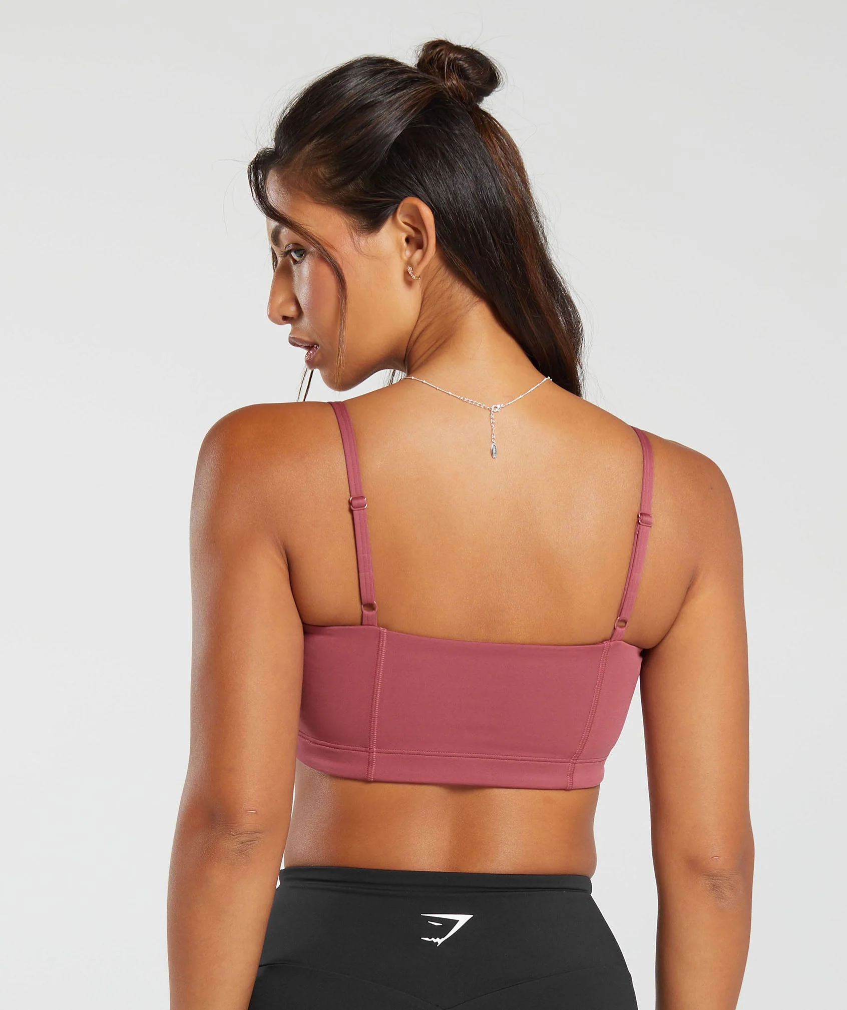 Gymshark Bandeau Sports Bra - Soft Berry - Image 2