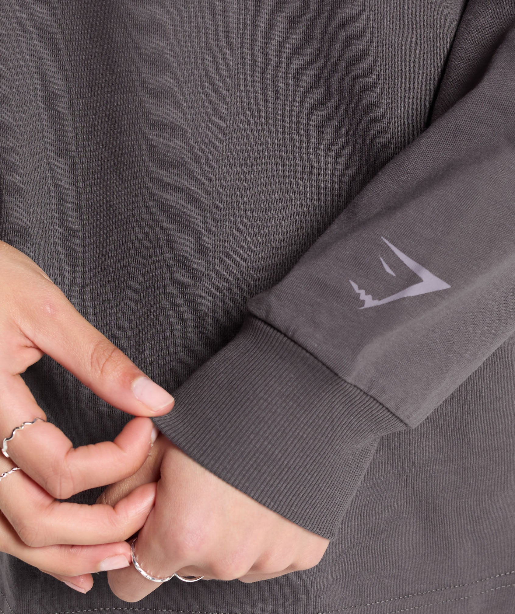 Gymshark Be a Visionary Long Sleeve Top - Greyed Purple - Image 6