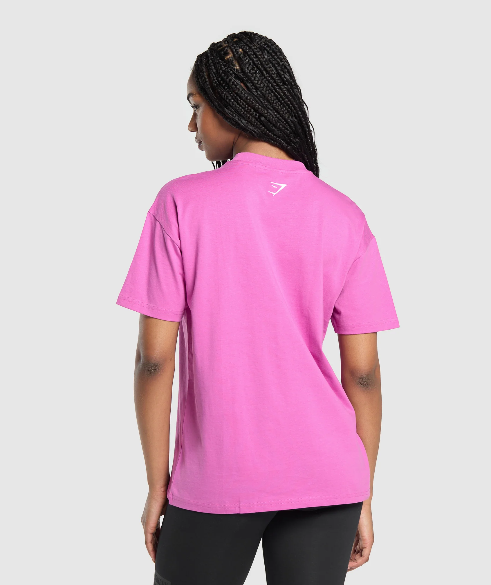Gymshark Block Oversized T-Shirt - Shelly Pink - Image 2