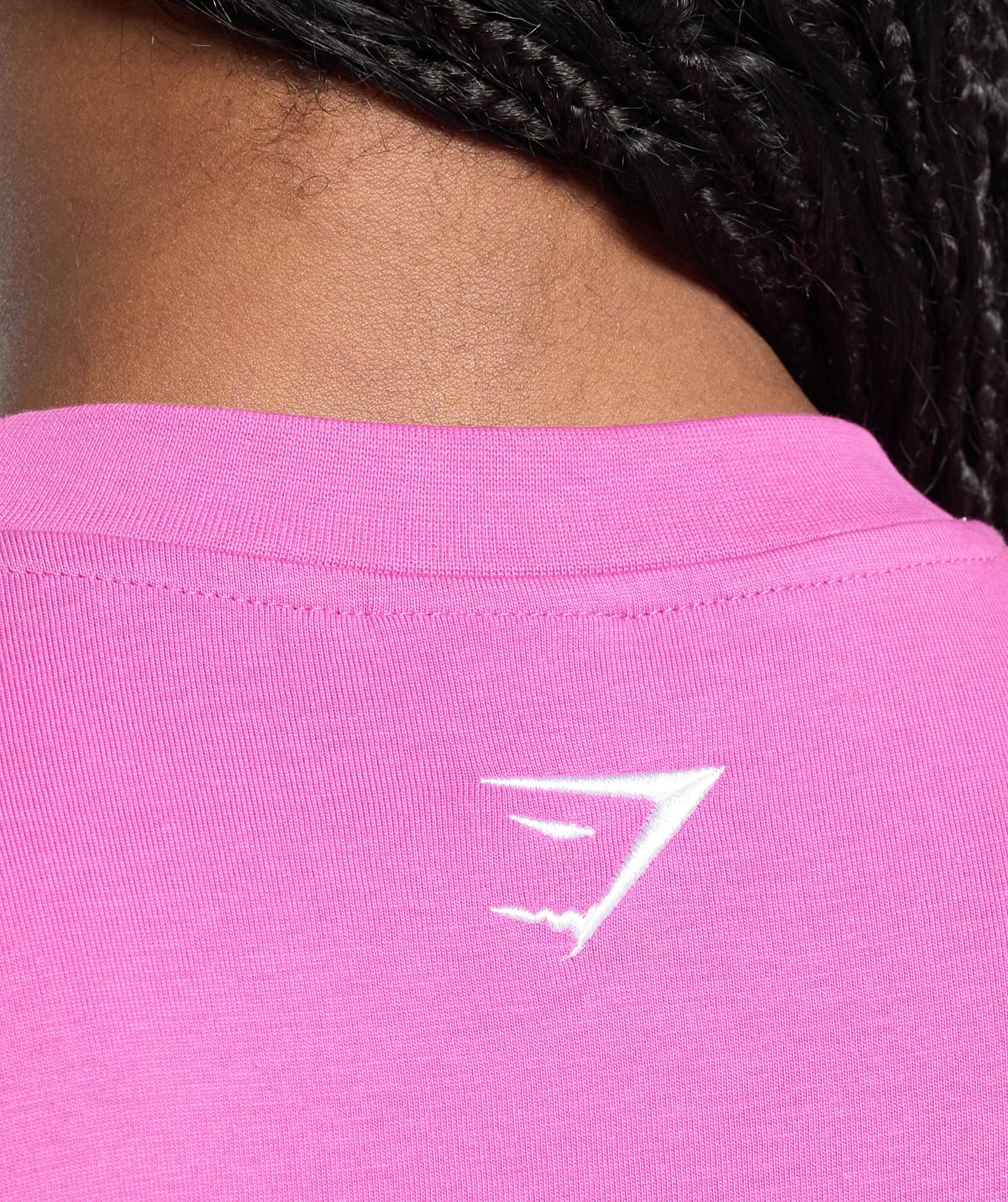 Gymshark Block Oversized T-Shirt - Shelly Pink - Image 6