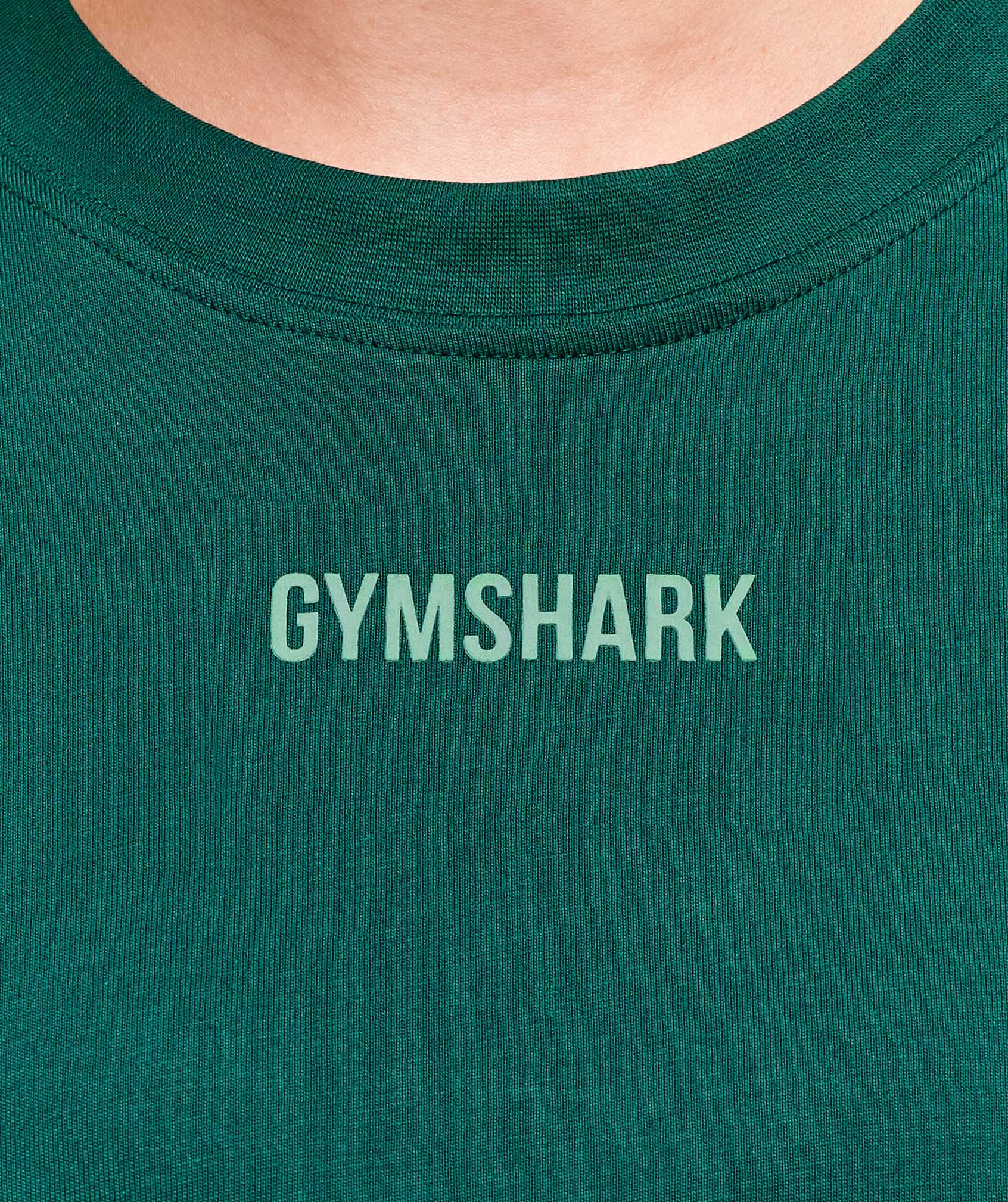Gymshark Block Oversized T-Shirt - Weighted Teal - Image 5