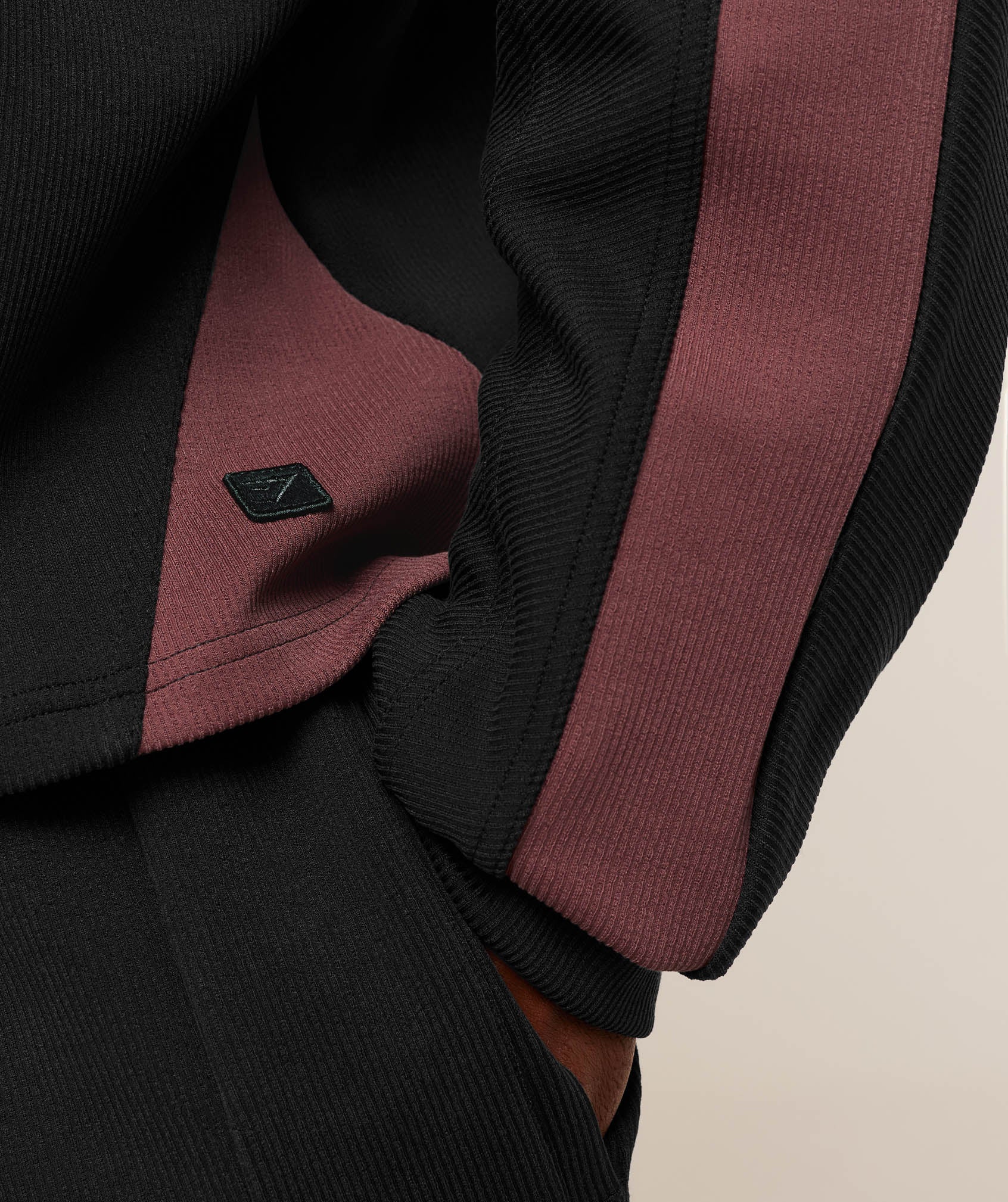 Gymshark Bodybuilding Zip Up Hoodie - GS Black/GS Burgundy Brown - Image 9