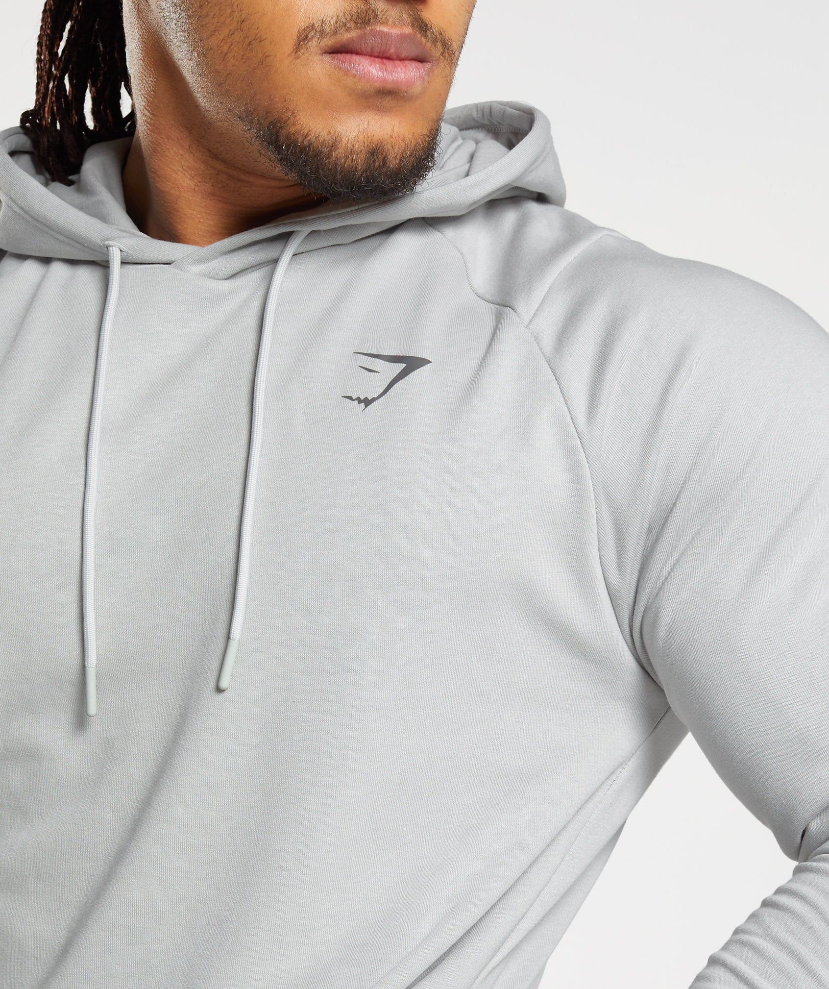 Gymshark Bold Hoodie - Light Grey - Image 6