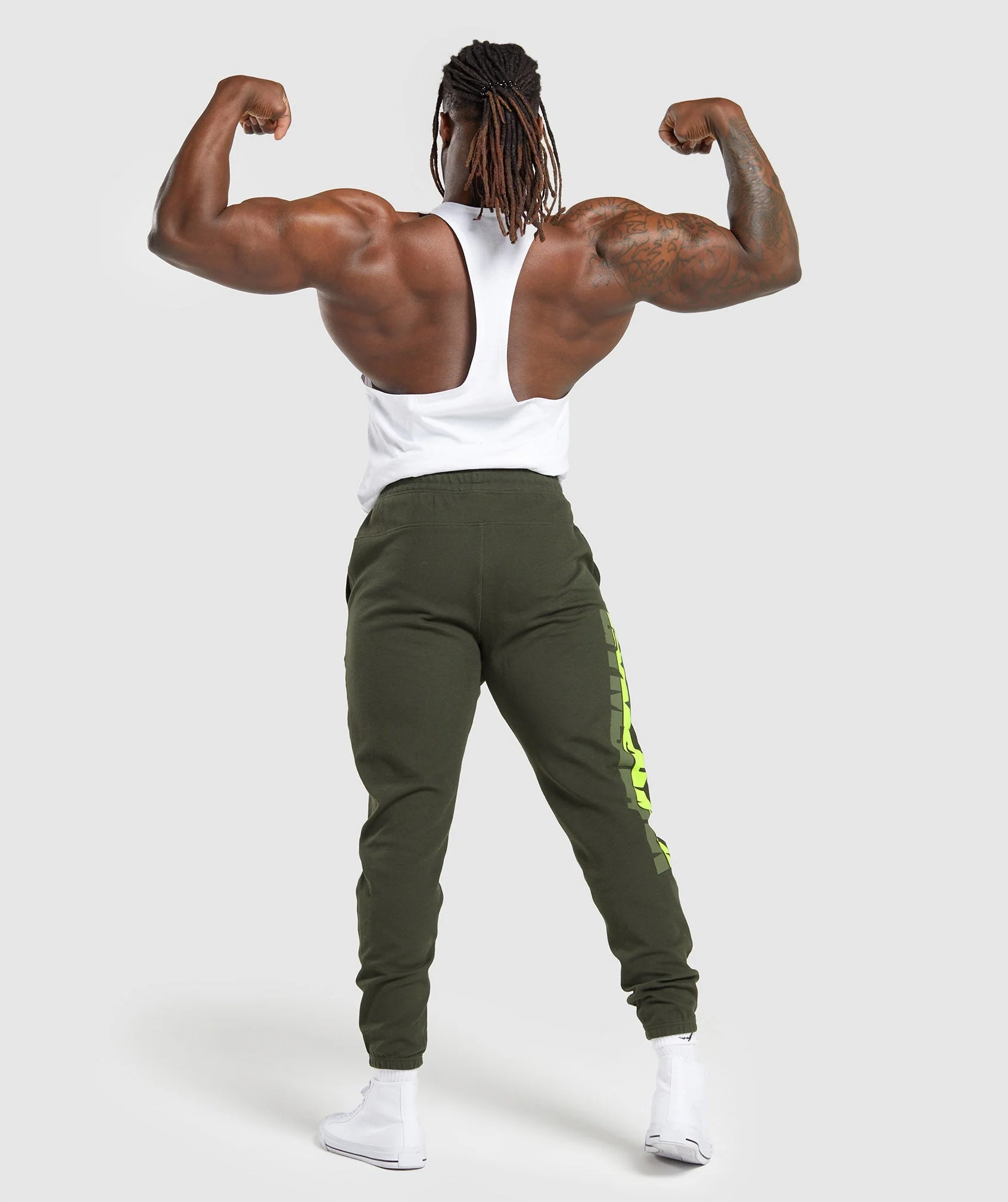 Gymshark Bold Joggers - Deep Olive Green - Image 4