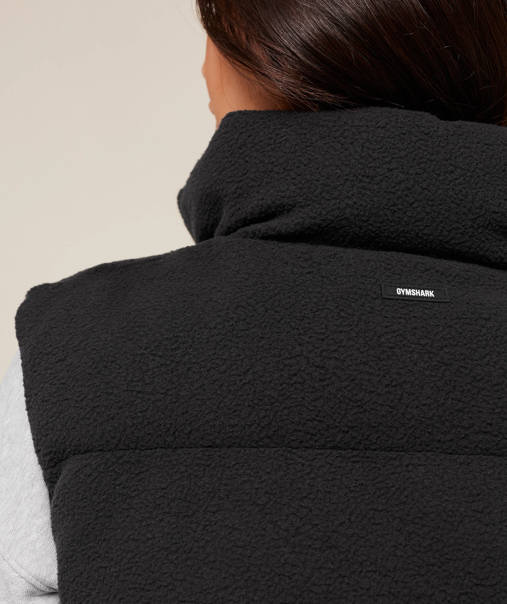 Gymshark Borg Puffer Vest - Black - Image 5