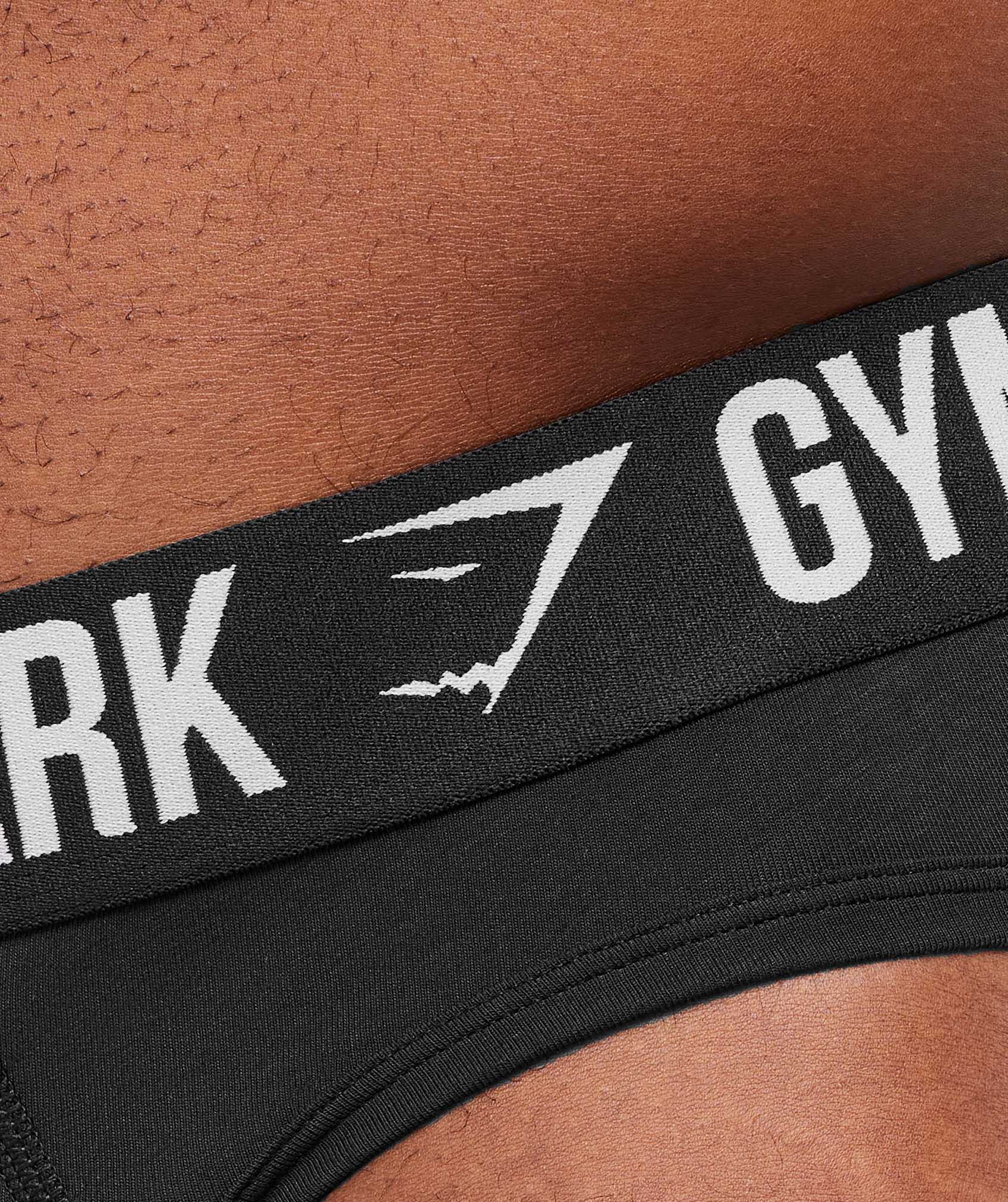 Gymshark Brief 3PK - Black/Lift Green/Silver Grey - Image 3