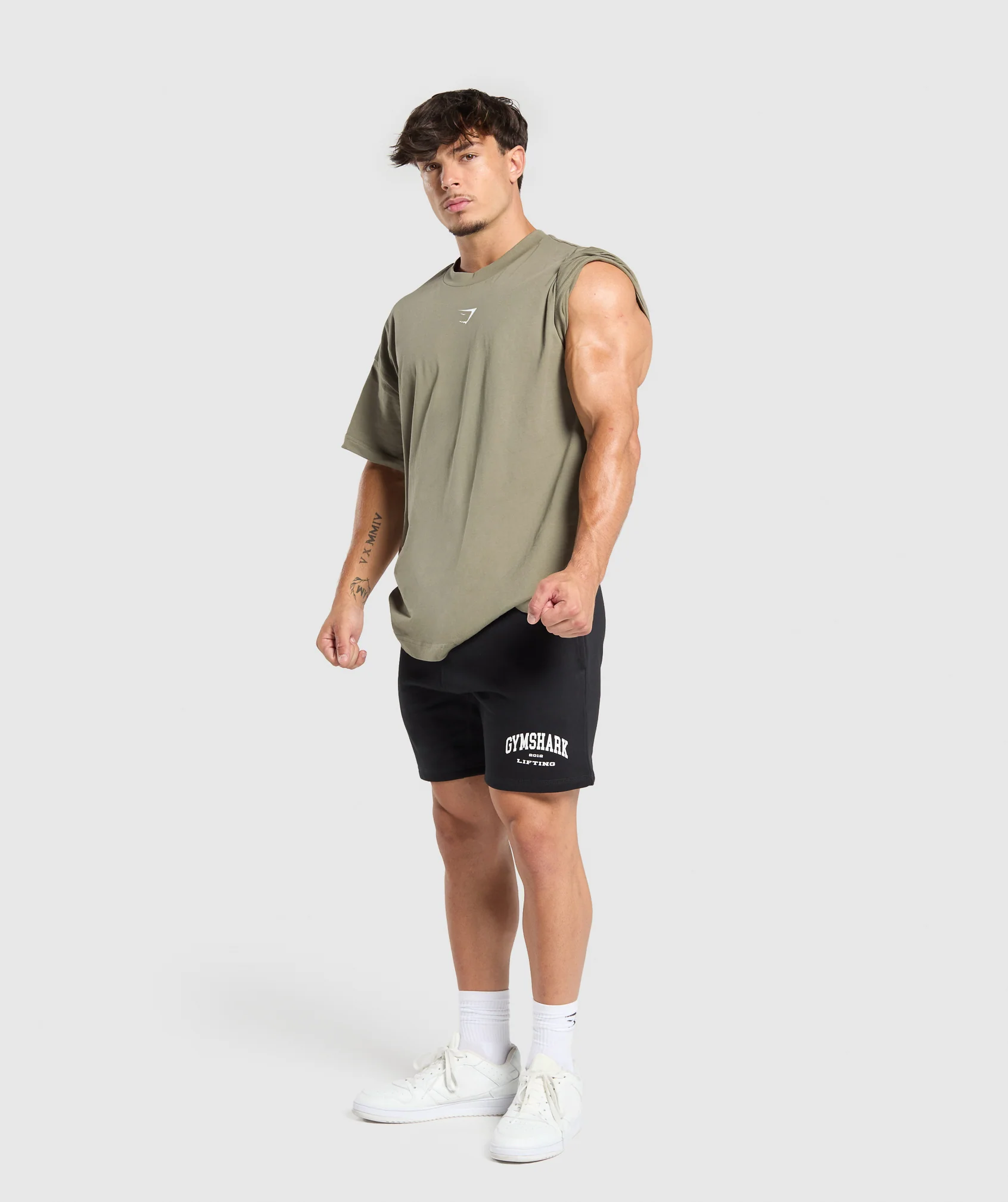 Gymshark Build Your Legacy Graphic T-Shirt - Utility Green - Image 4