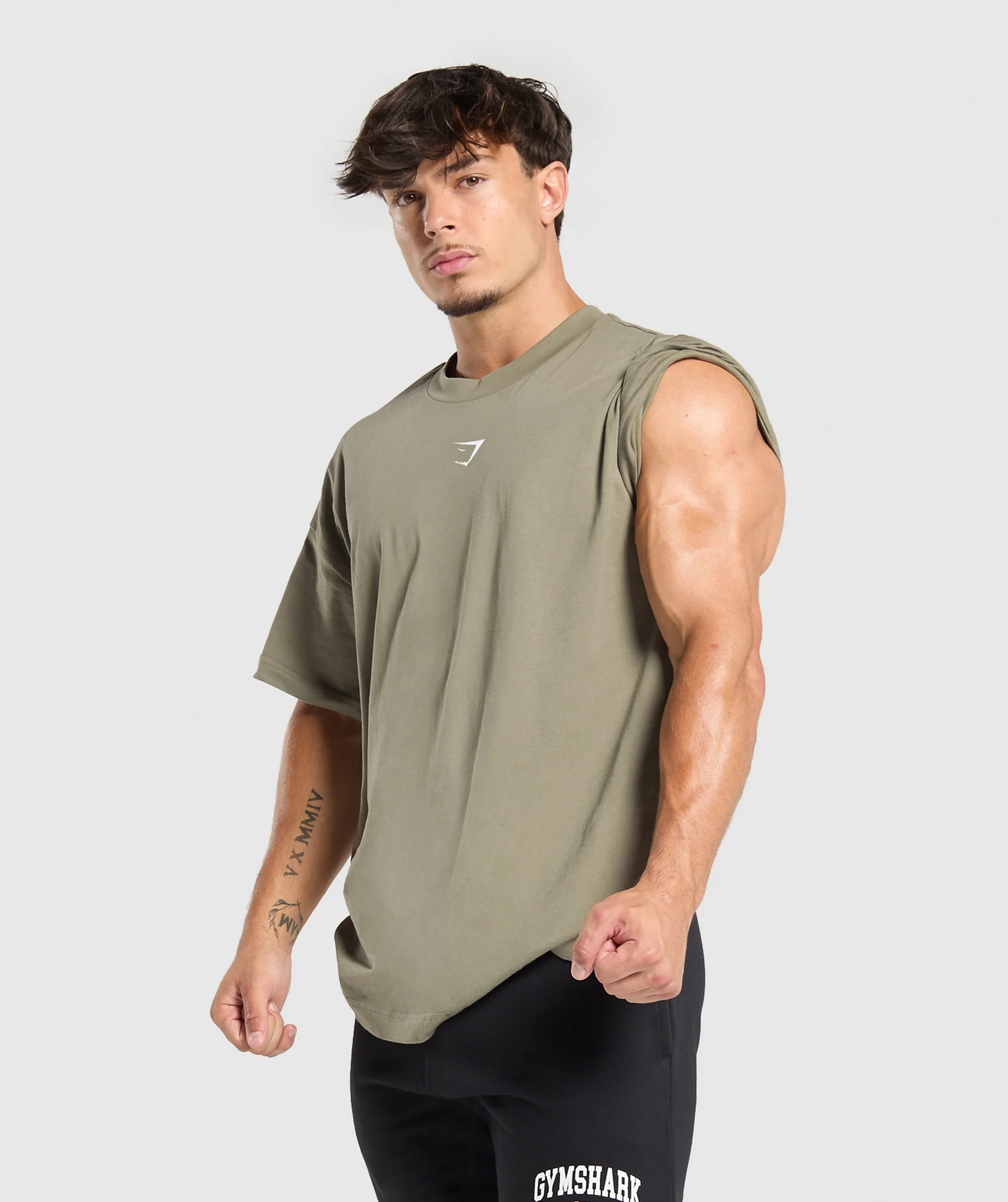 Gymshark Build Your Legacy Graphic T-Shirt - Utility Green - Image 5