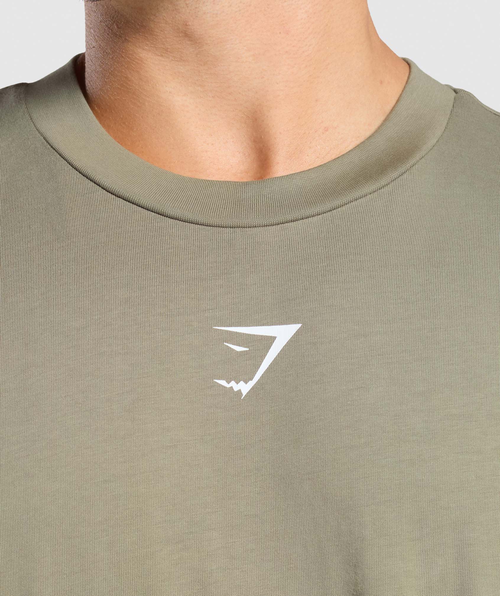 Gymshark Build Your Legacy Graphic T-Shirt - Utility Green - Image 6