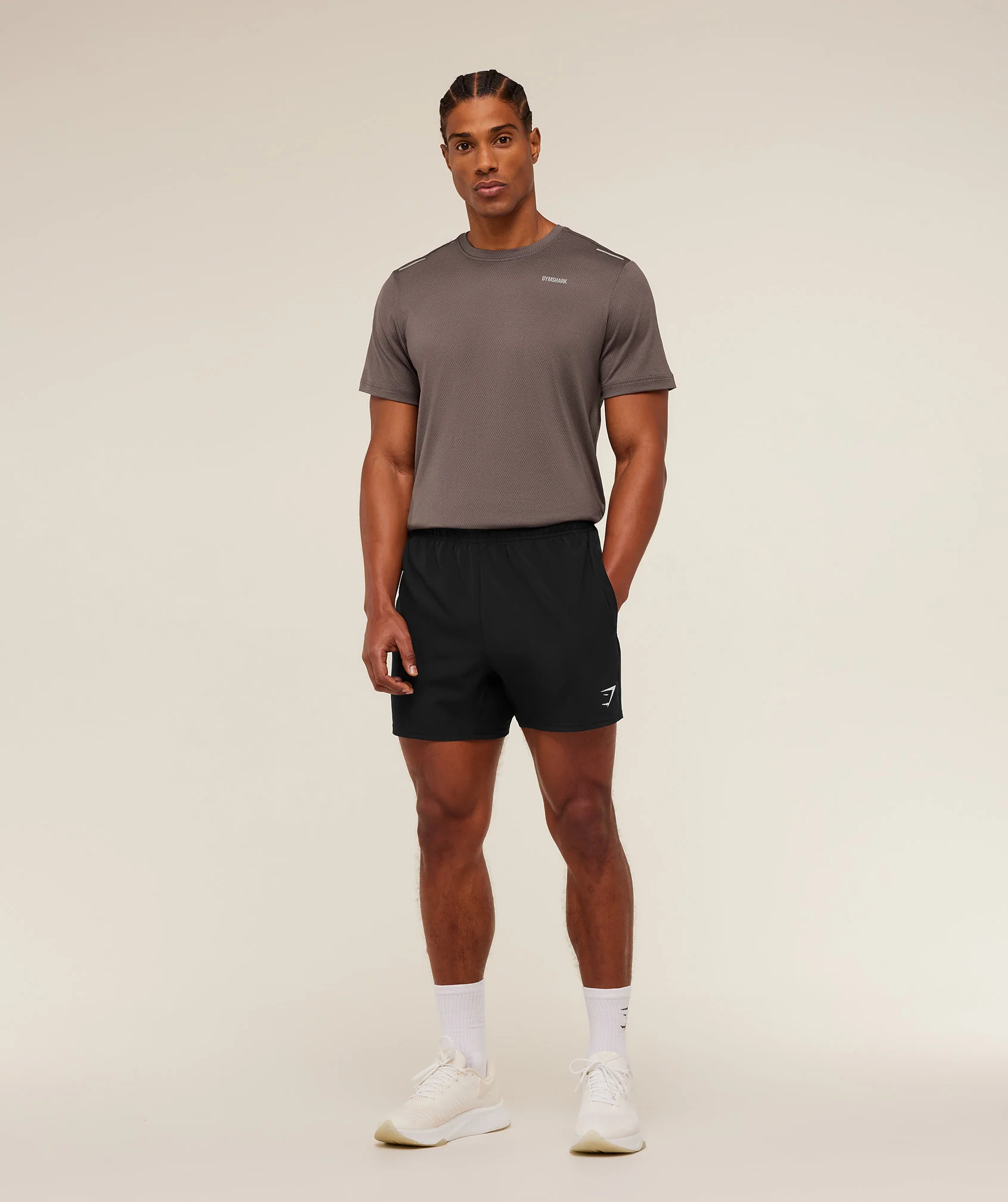 Gymshark Built For More T-Shirt - Cool Brown - Image 5