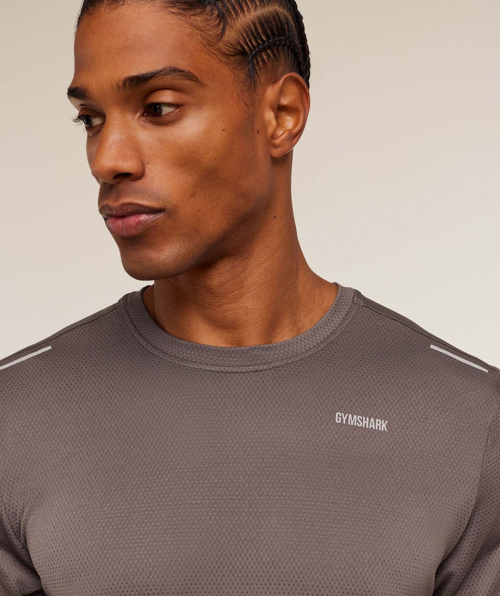 Gymshark Built For More T-Shirt - Cool Brown - Image 6