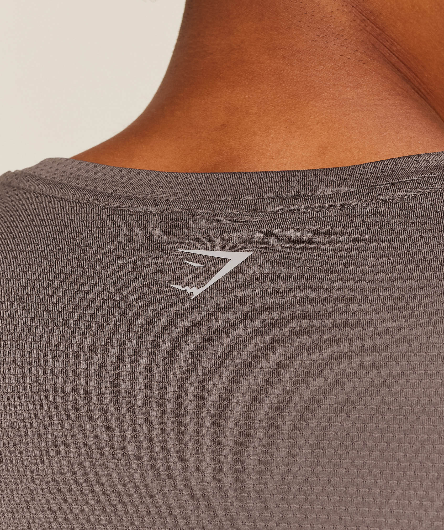 Gymshark Built For More T-Shirt - Cool Brown - Image 7