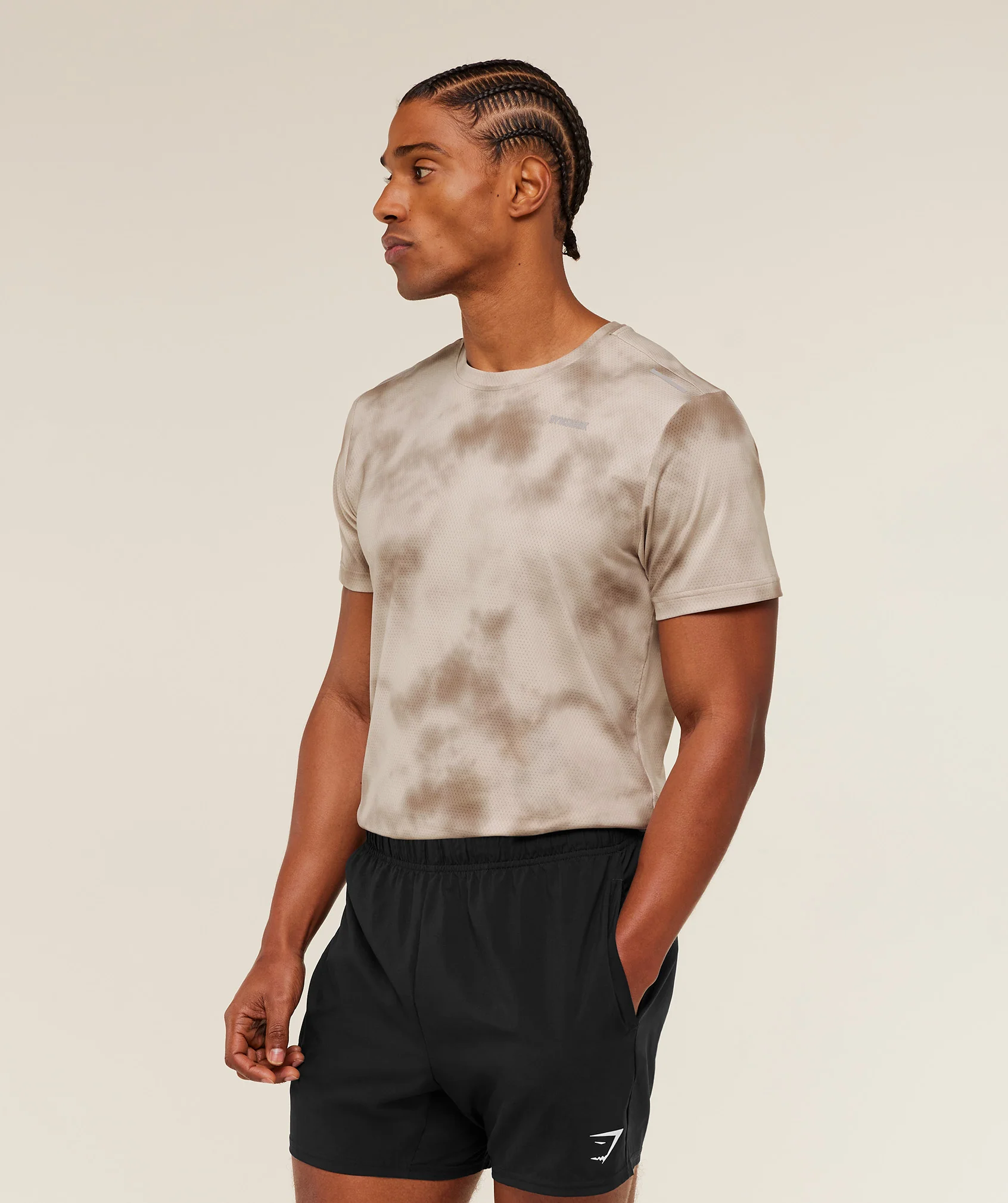 Gymshark Built For More T-Shirt - Pebble Grey - Image 2