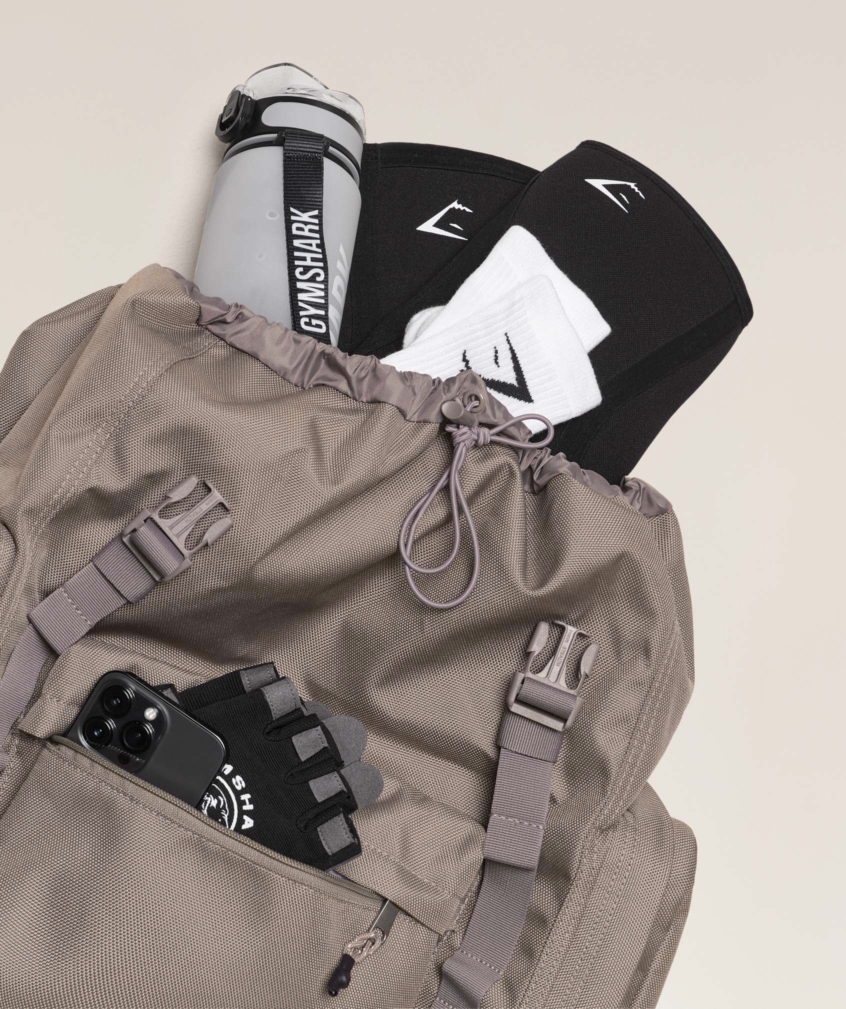 Gymshark Bulk Backpack - Linen Brown - Image 3