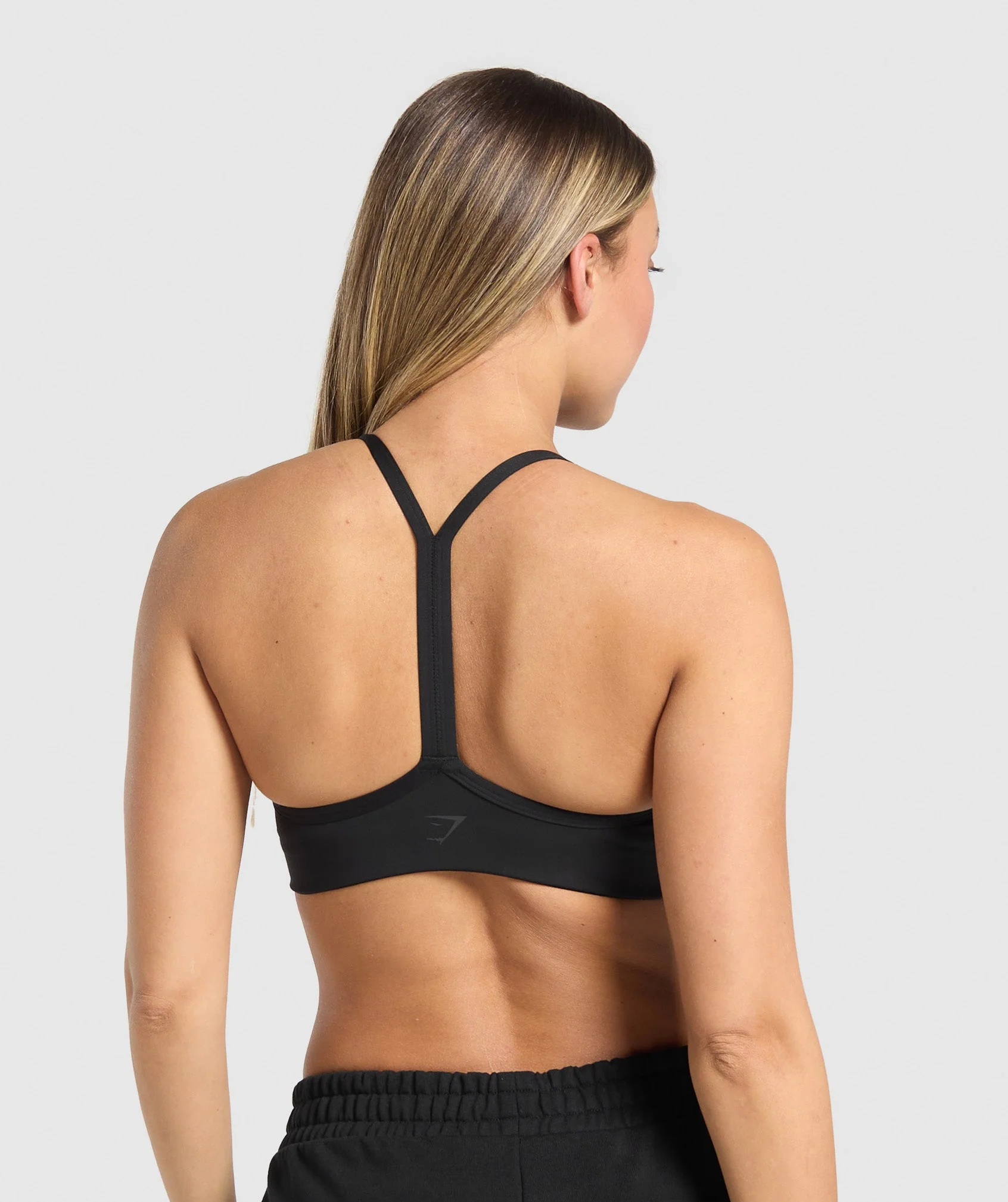 Gymshark Campus Classics Graphic Sports Bra - Black - Image 2