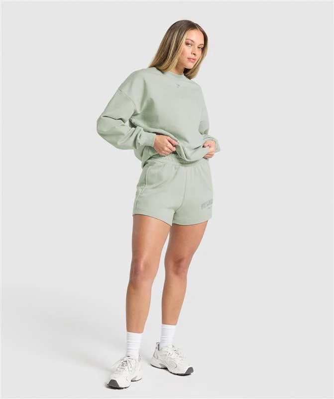 Gymshark Collegiate Sweatshirt - Stone Grey - Image 3