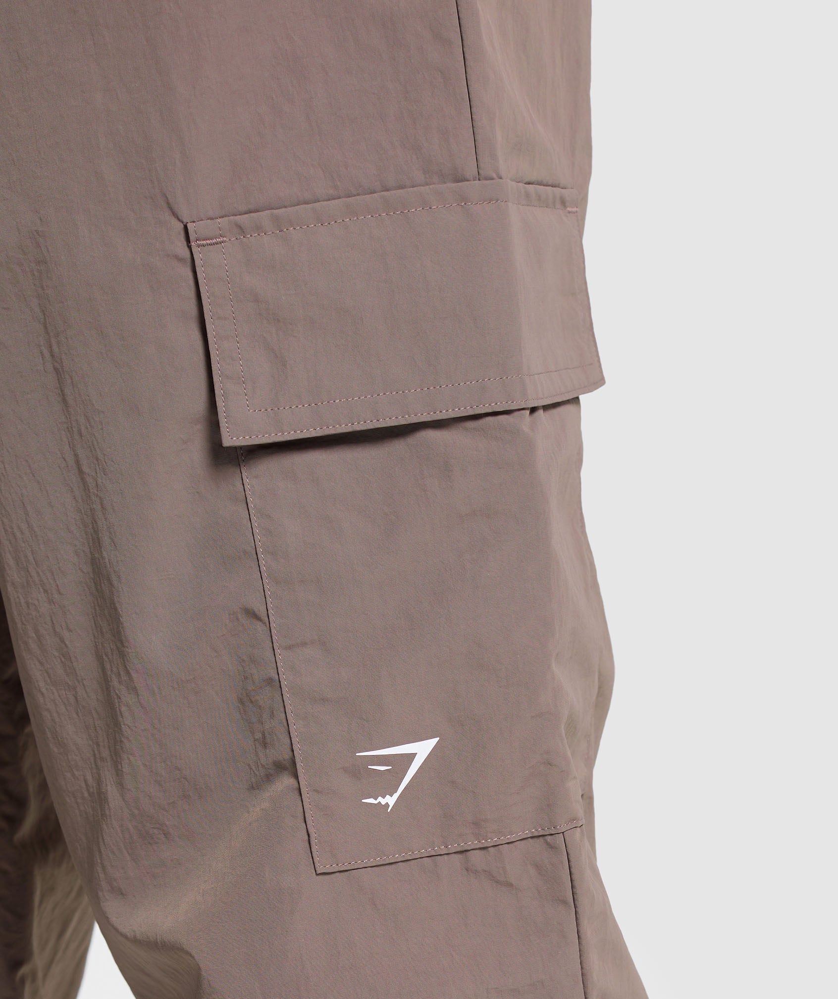 Gymshark Cargo Woven Pants - Dusty Brown - Image 7