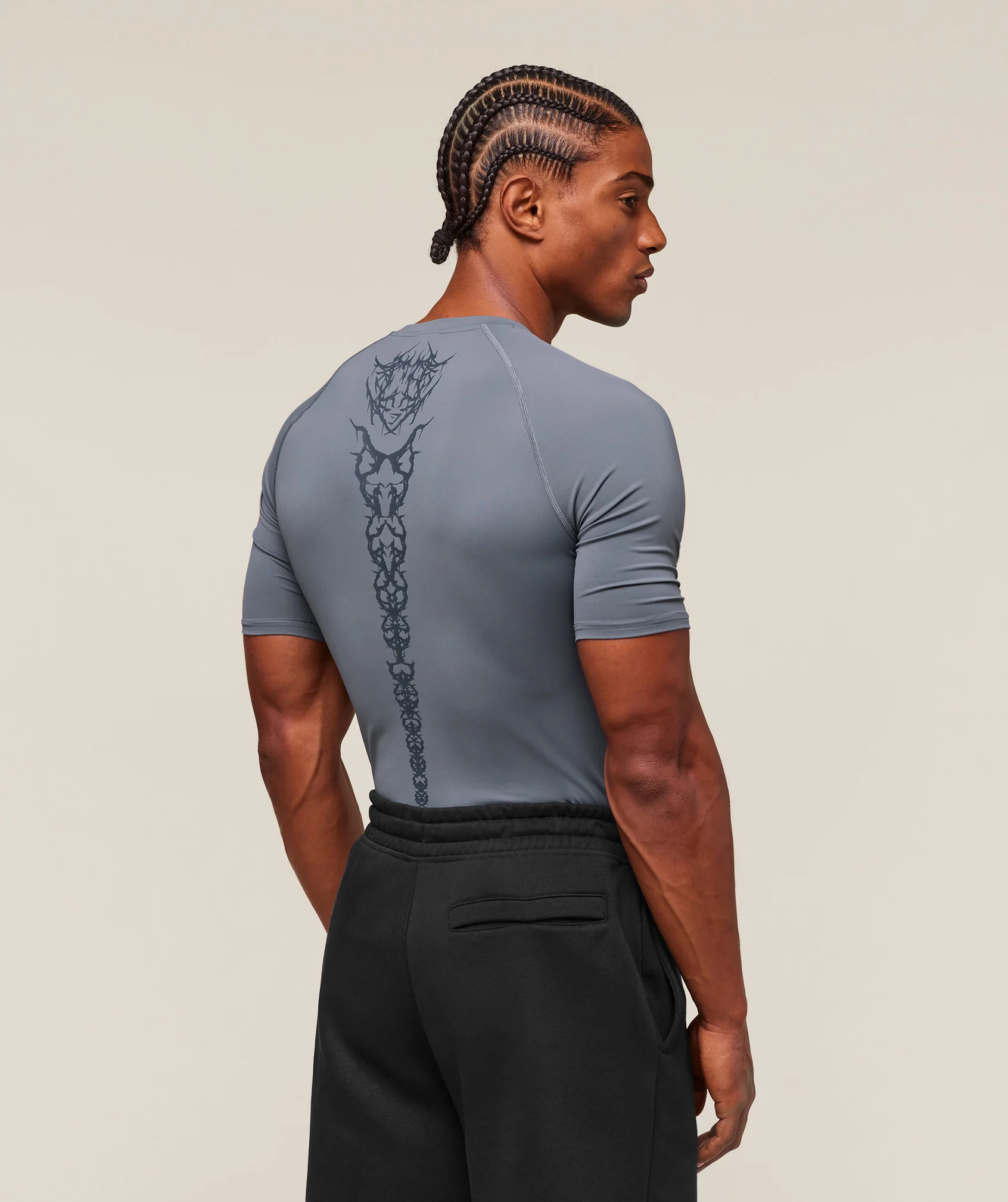 Gymshark Carlos Belcast x Element Baselayer - Iron Blue - Image 2