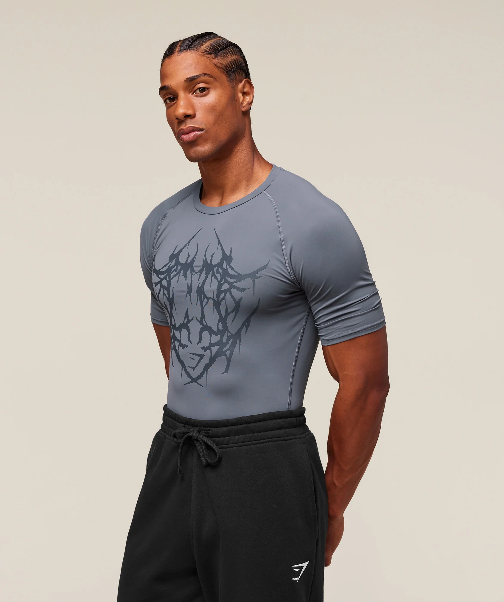 Gymshark Carlos Belcast x Element Baselayer - Iron Blue - Image 3