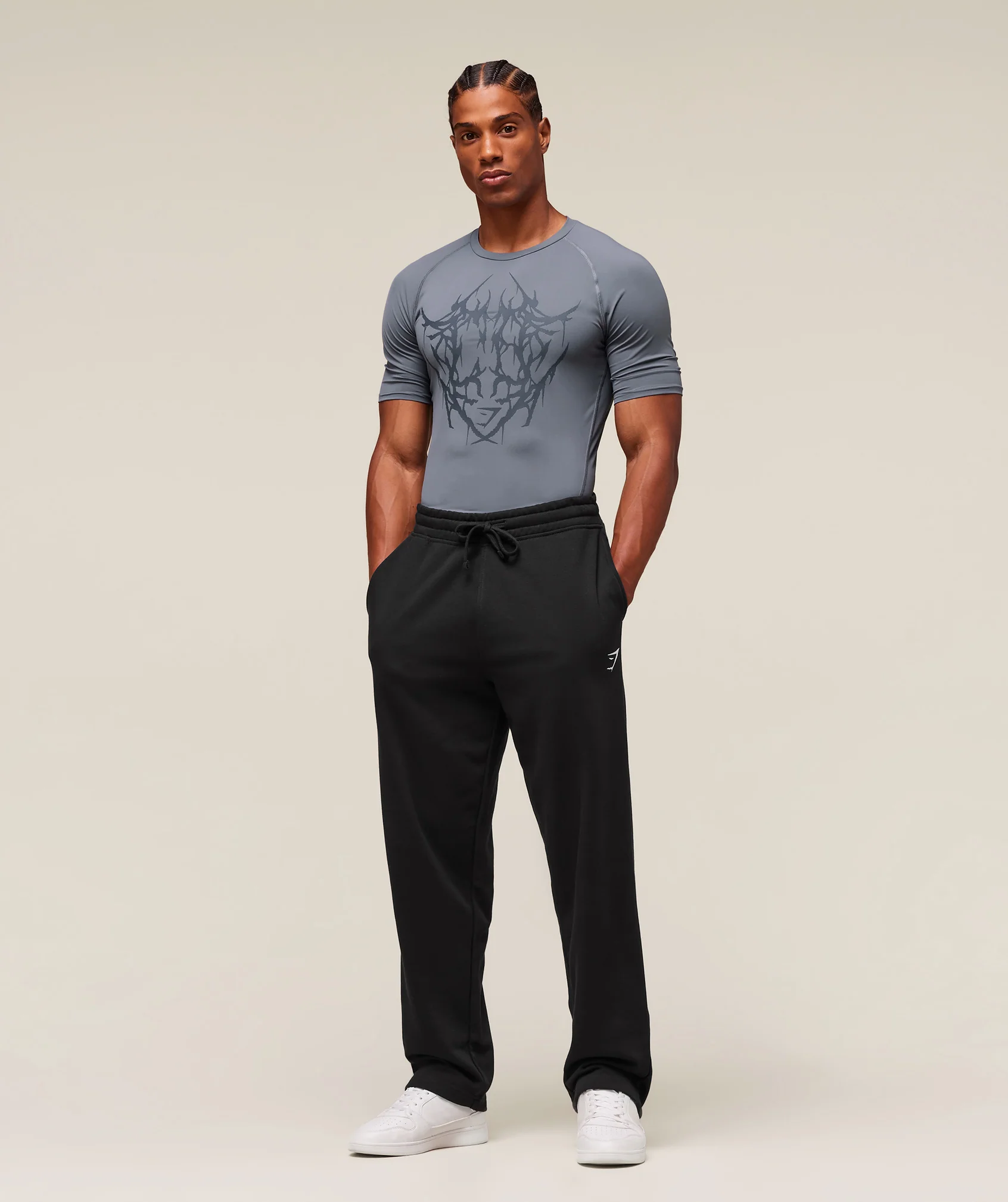 Gymshark Carlos Belcast x Element Baselayer - Iron Blue - Image 4
