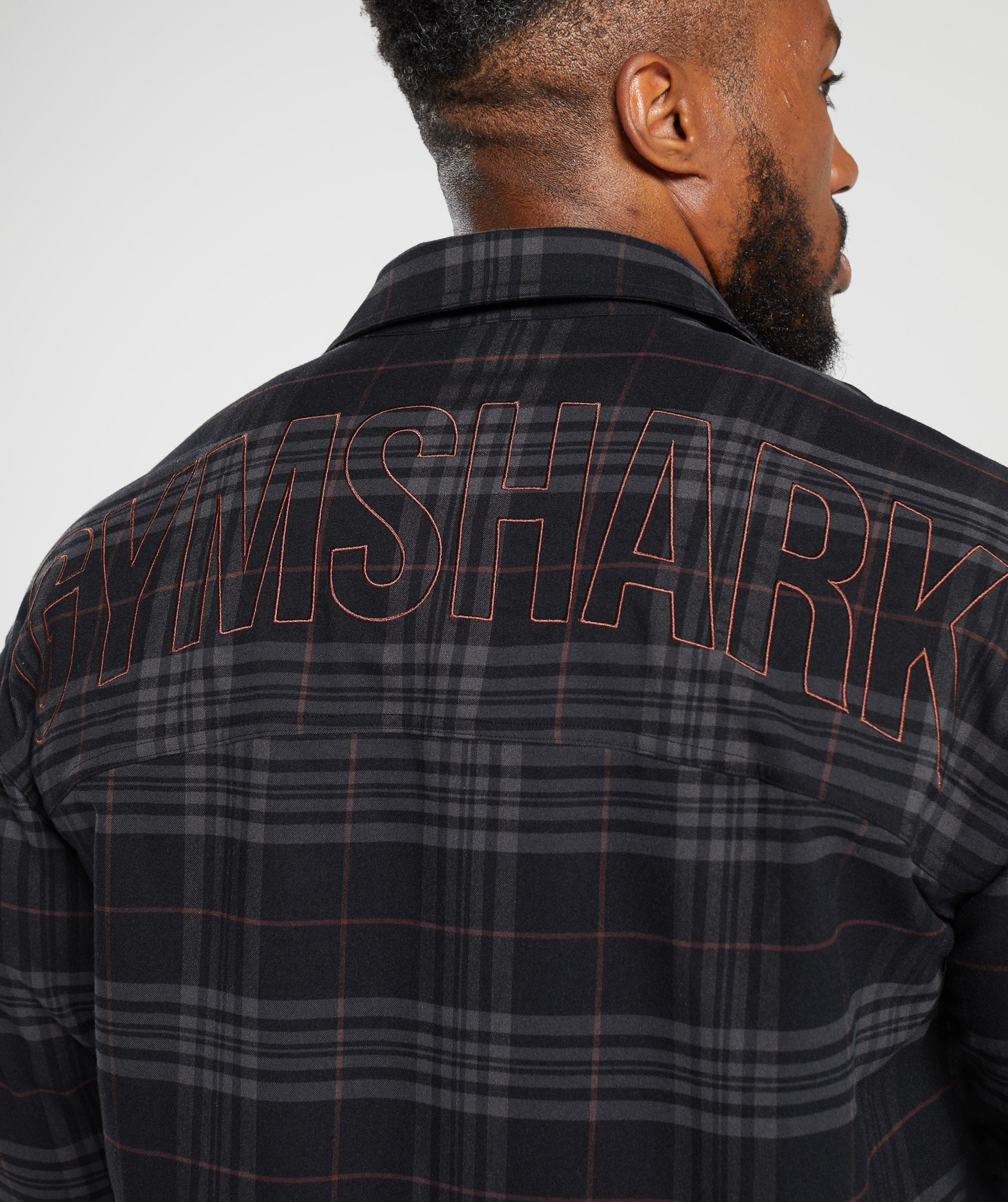 Gymshark Check Shirt - Black - Image 6
