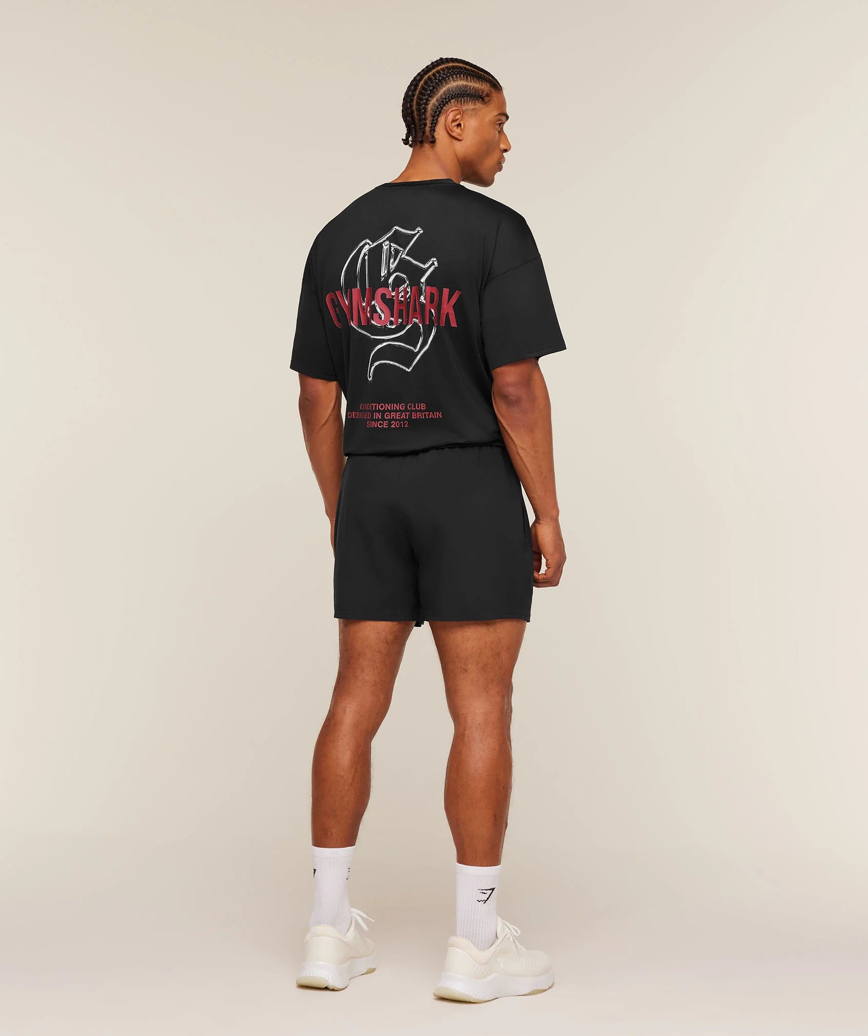 Gymshark Chrome Graphic T-Shirt - Black - Image 4