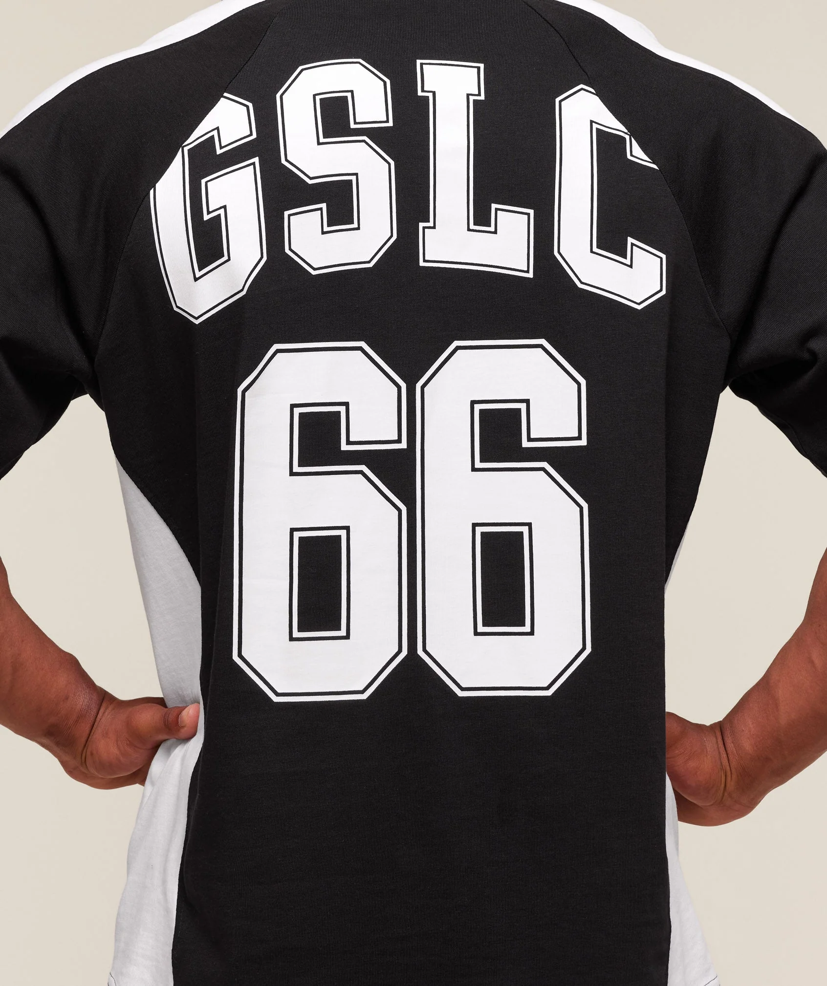 Gymshark GSLC 66 T-Shirt - Black/White - Image 5
