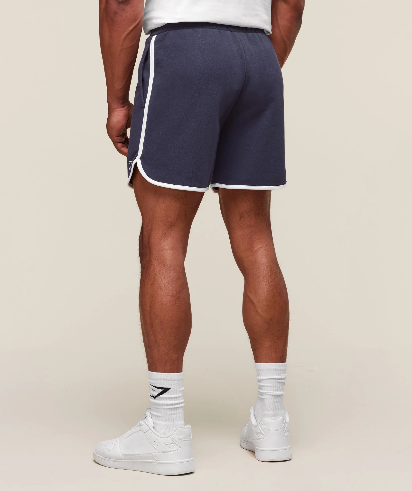 Gymshark GSLC Contrast 5" Shorts - Heavy Blue/Soft White - Image 2