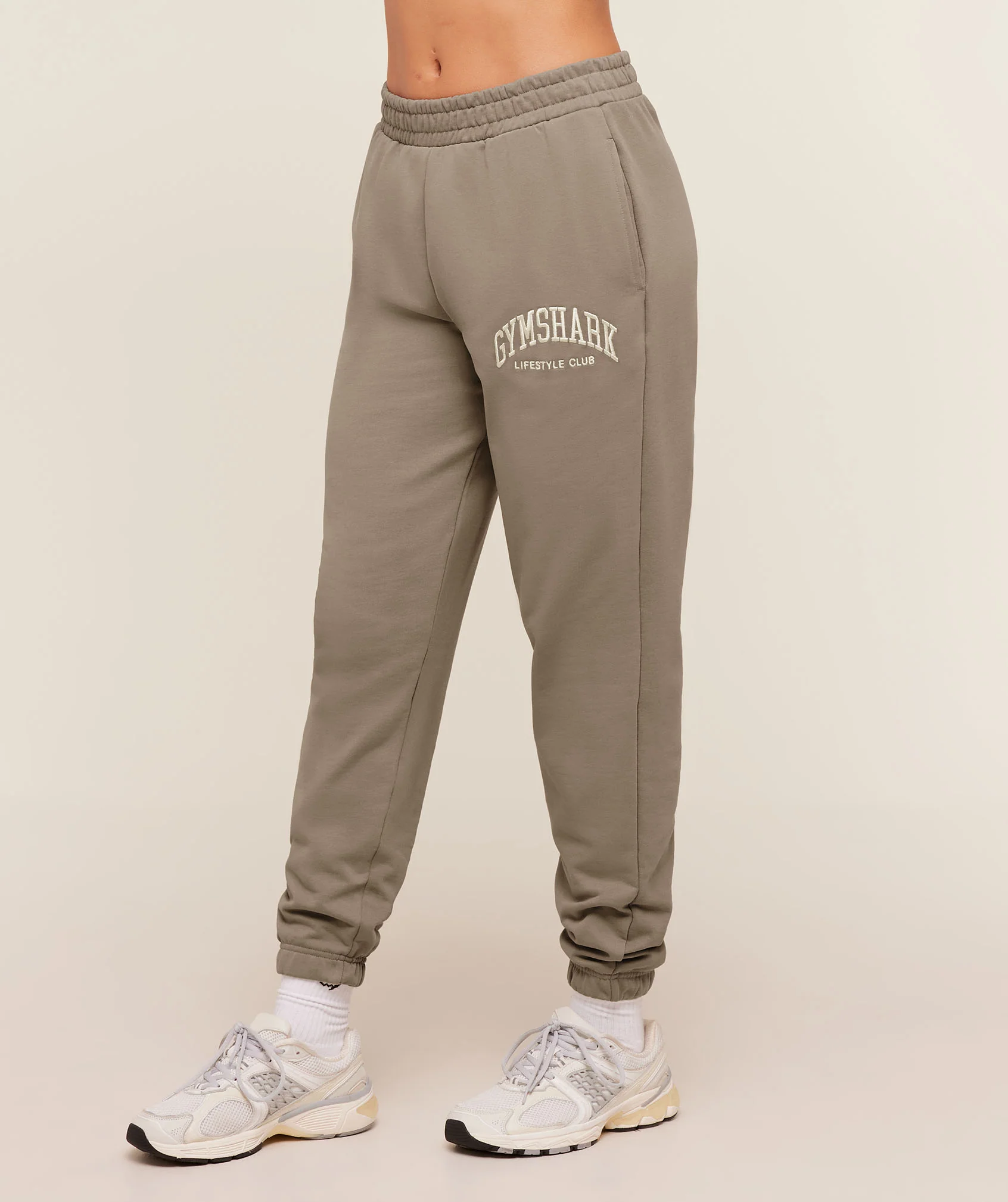 Gymshark Collegiate Graphic Joggers - Lifestyle Brown - Image 2