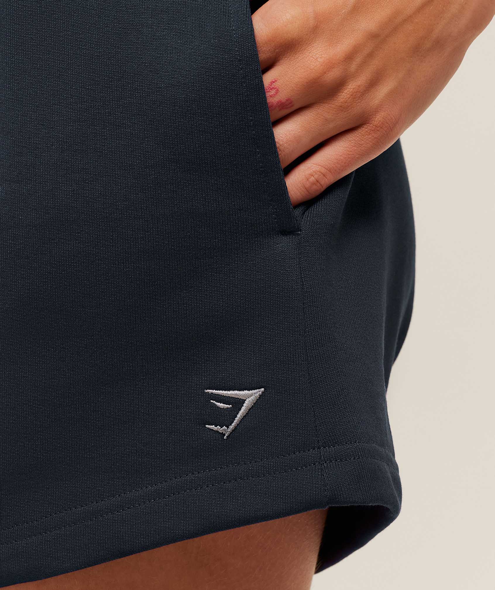 Gymshark Collegiate Graphic Shorts - Heavy Blue - Image 5