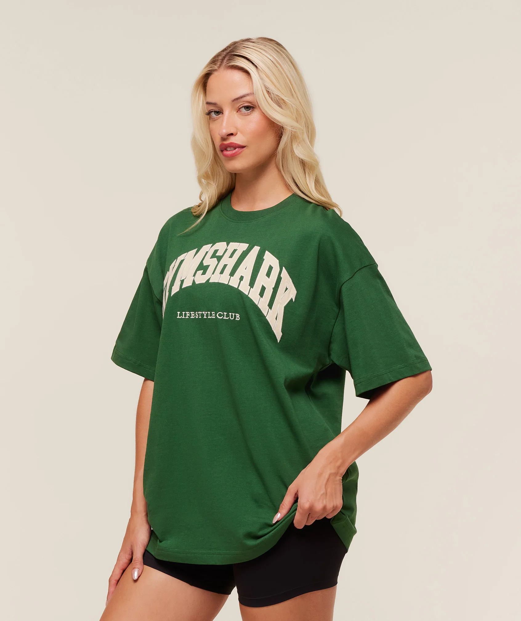 Gymshark Collegiate Graphic T-Shirt - Athletic Green - Image 3