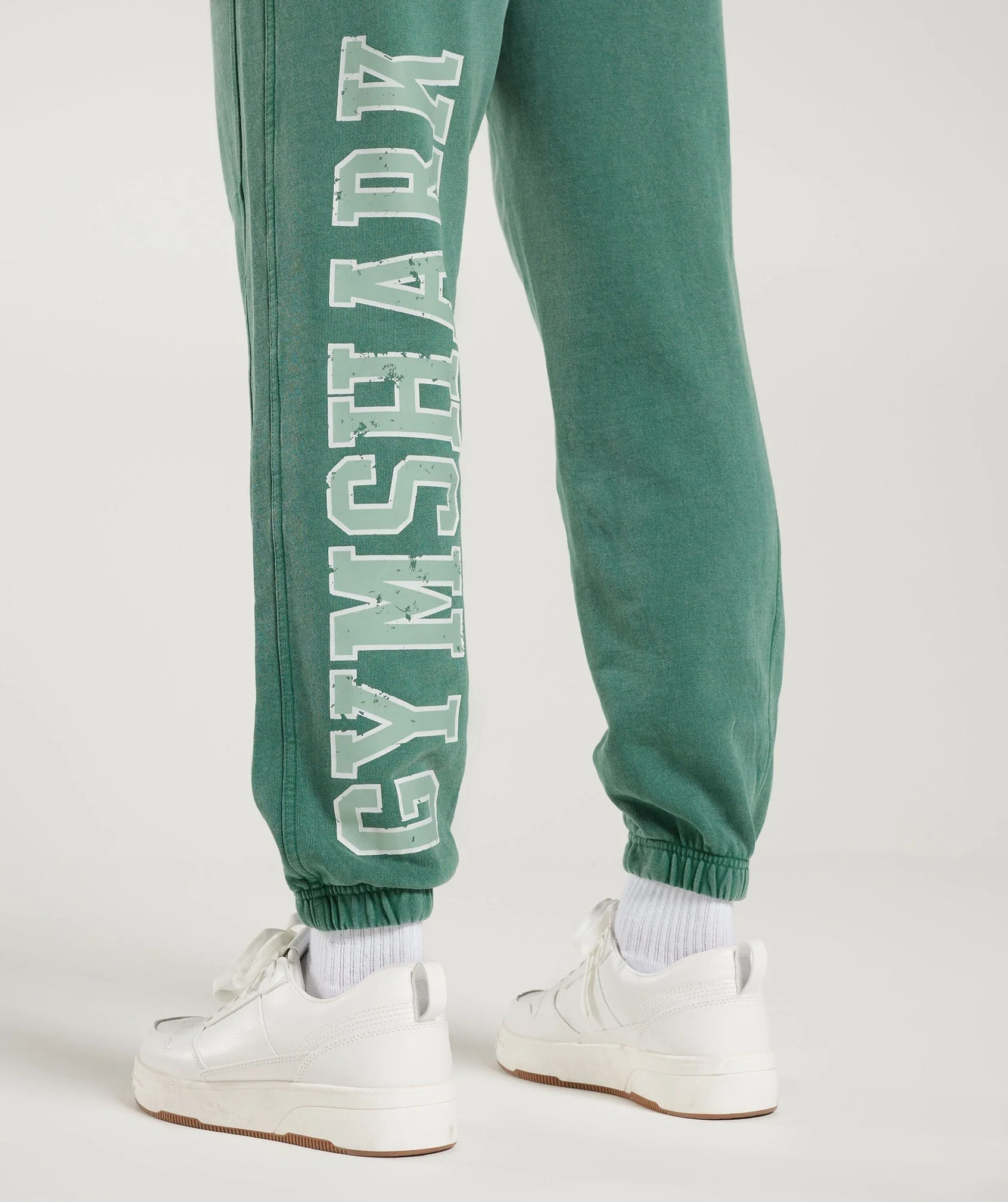 Gymshark Collegiate Joggers - Ink Teal/Acid Wash - Image 5