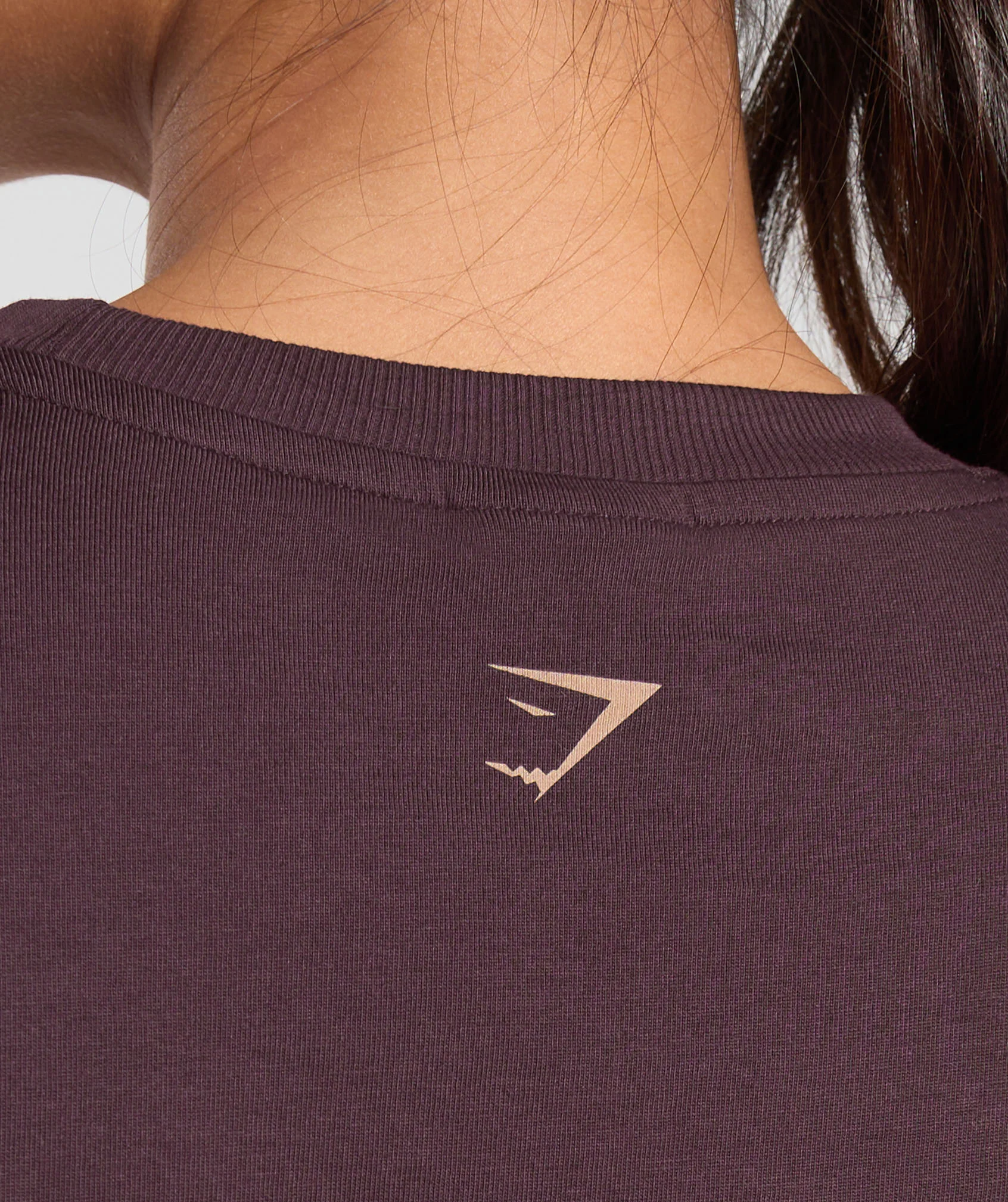 Gymshark Collegiate Lifestyle Long Sleeve Top - Depth Purple - Image 5