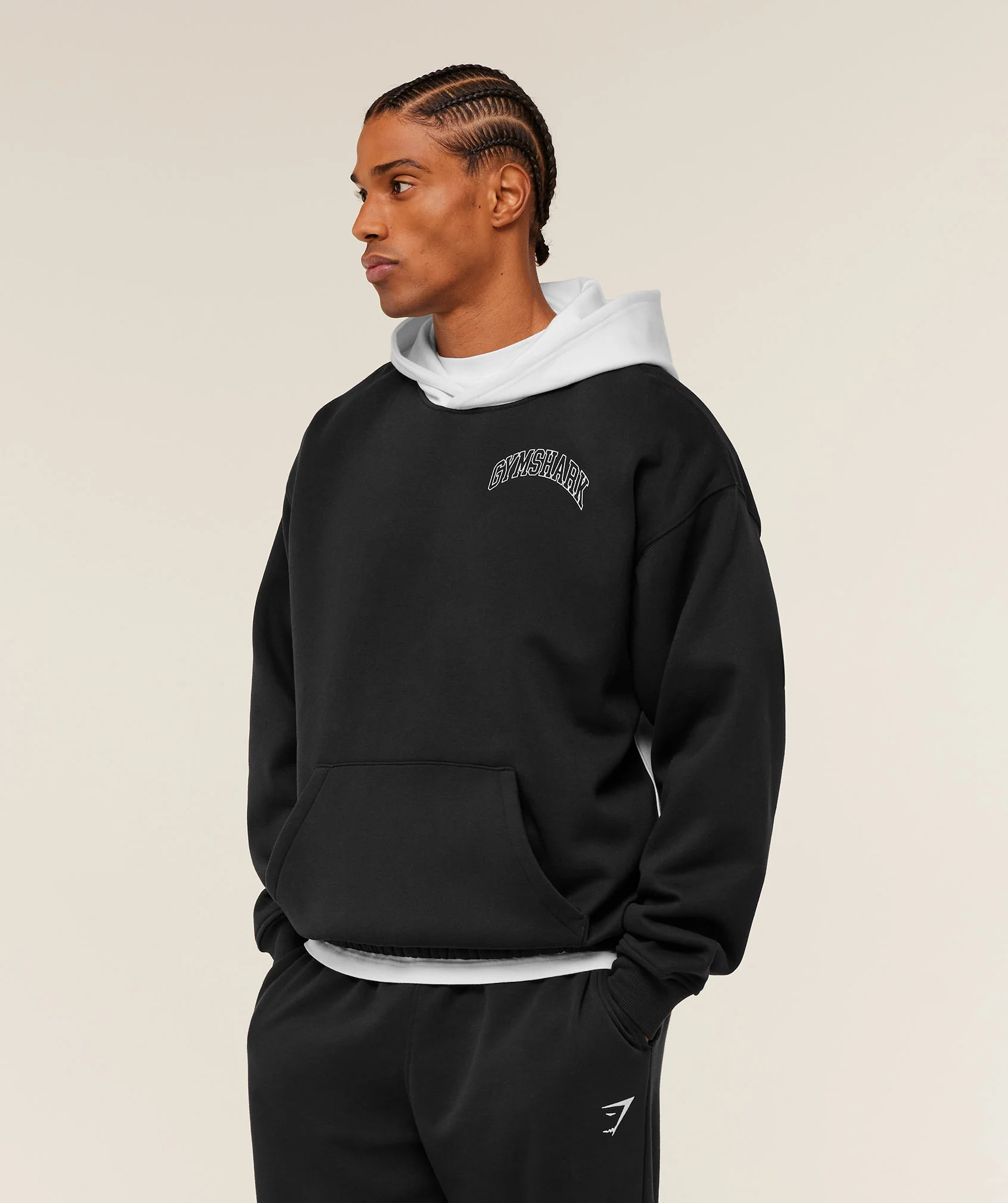 Gymshark Collegiate Tech Hoodie - GS Black - Image 3