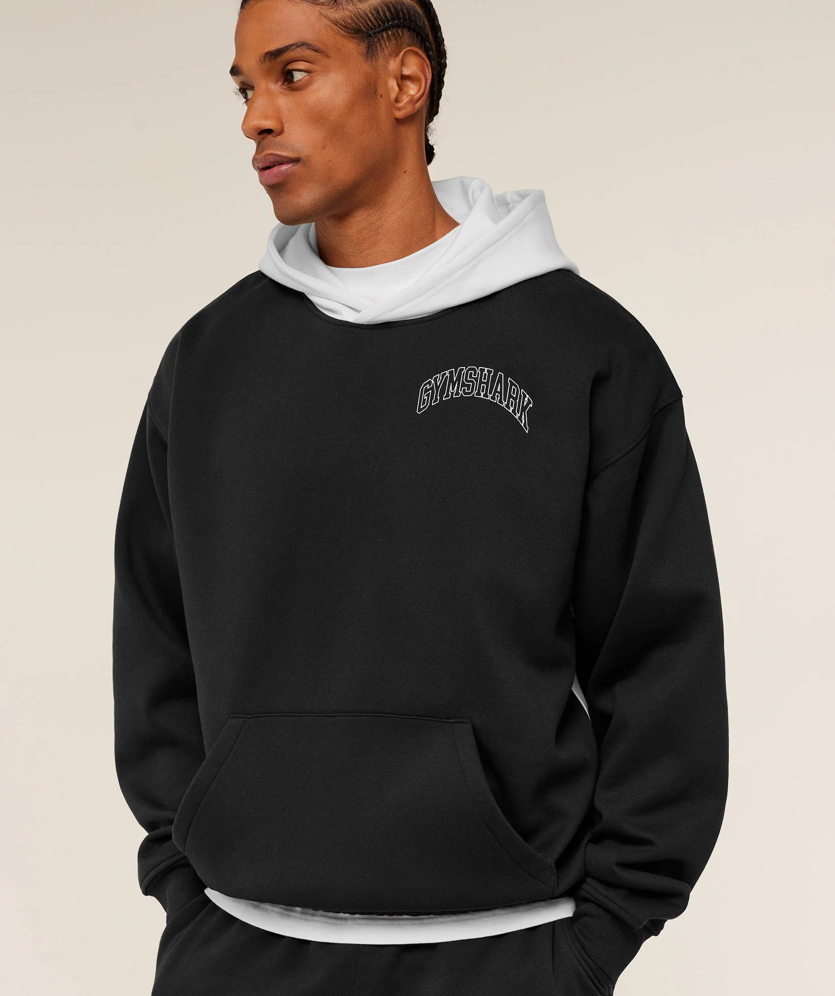 Gymshark Collegiate Tech Hoodie - GS Black - Image 5