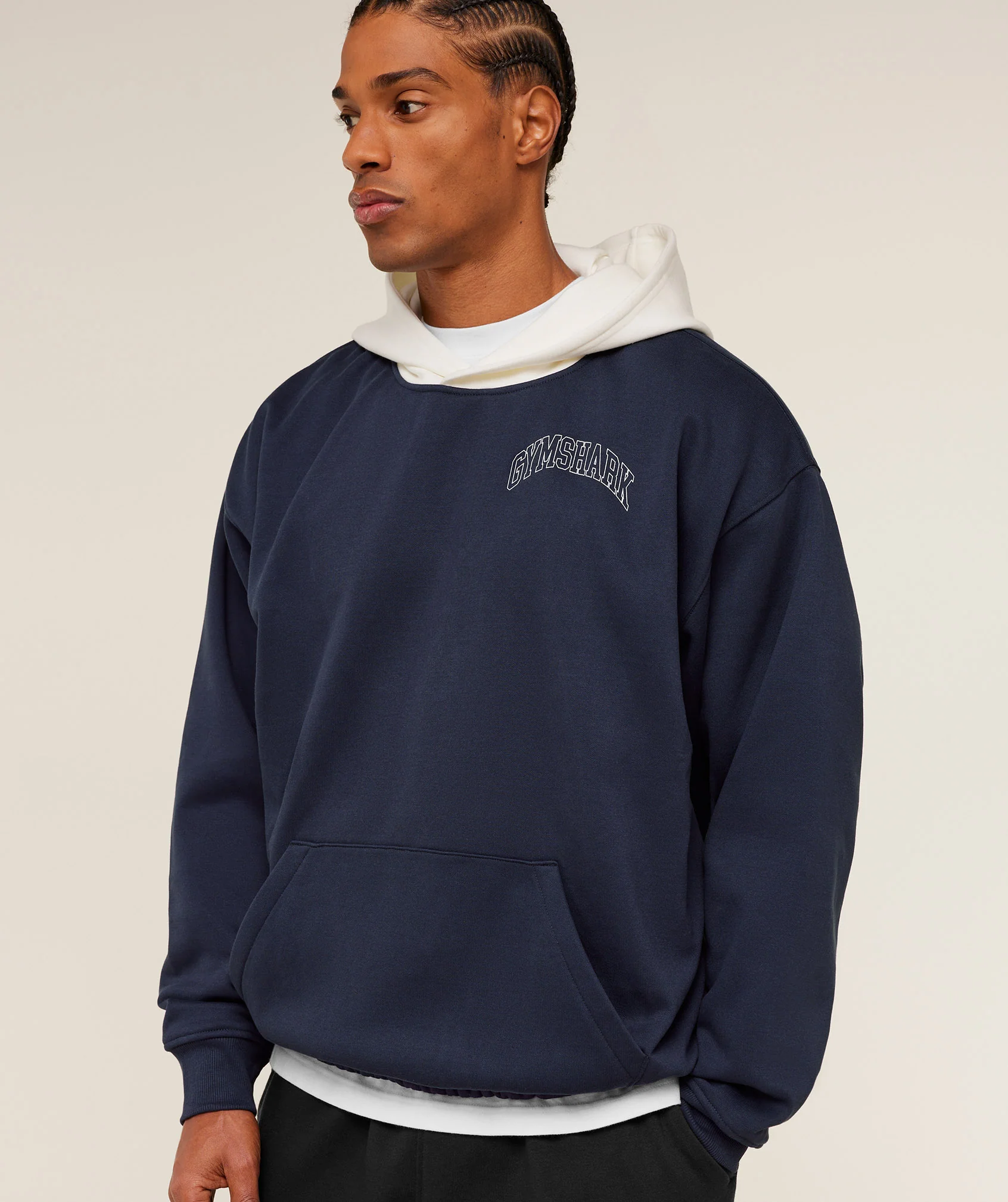 Gymshark Collegiate Tech Hoodie - Heavy Blue - Image 5