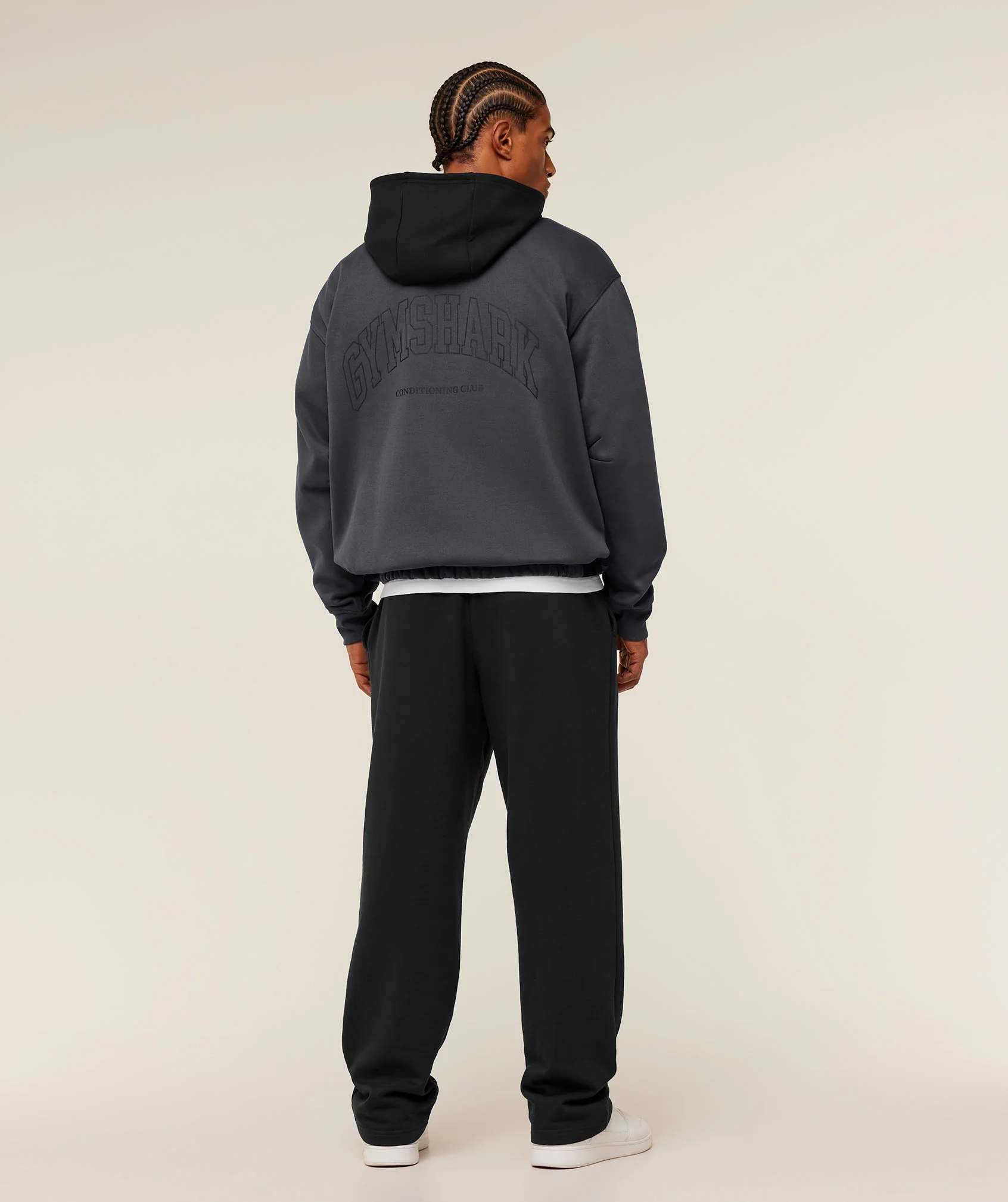Gymshark Collegiate Tech Hoodie - Grey - Image 4