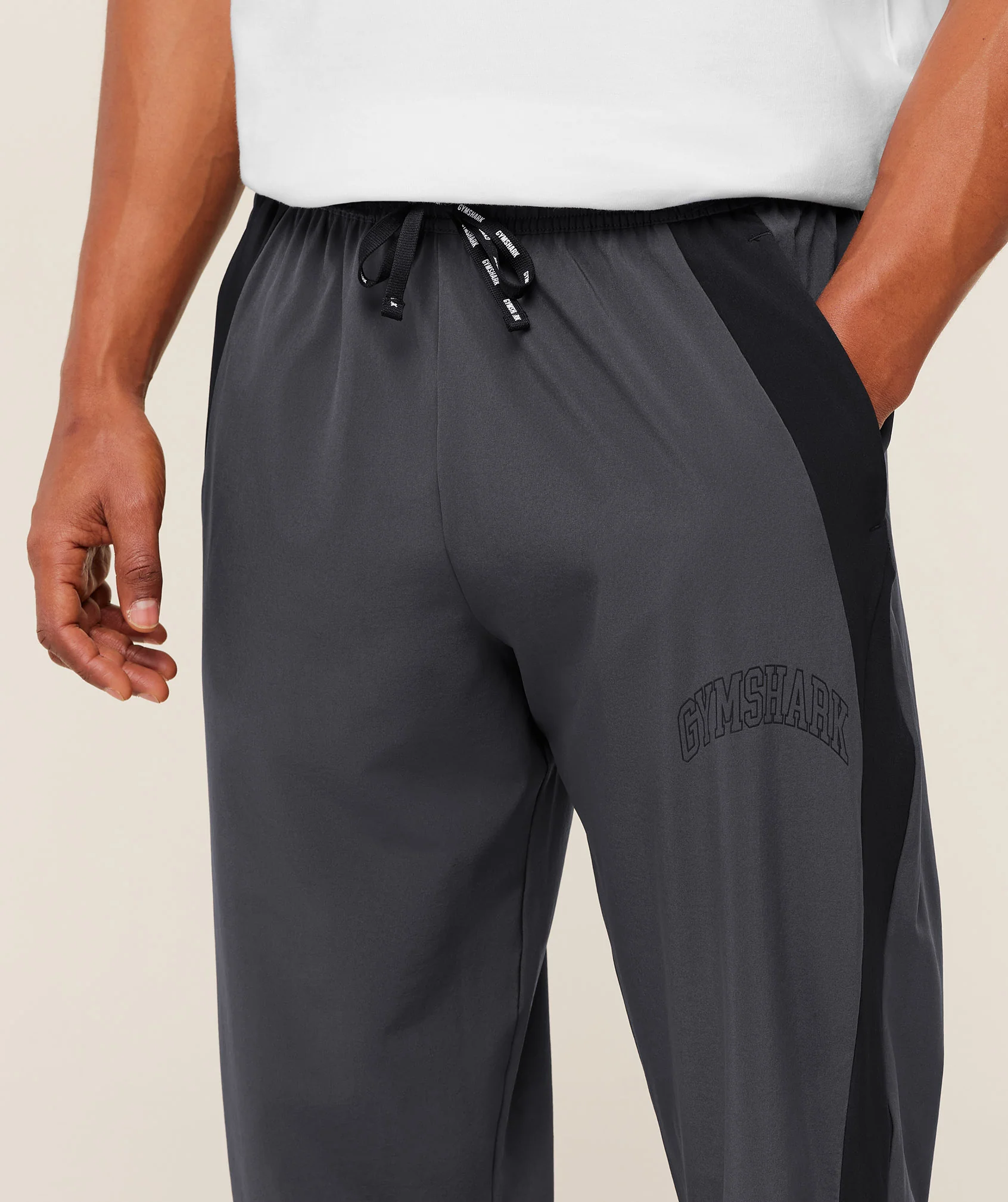 Gymshark Collegiate Tech Pants - Grey - Image 5