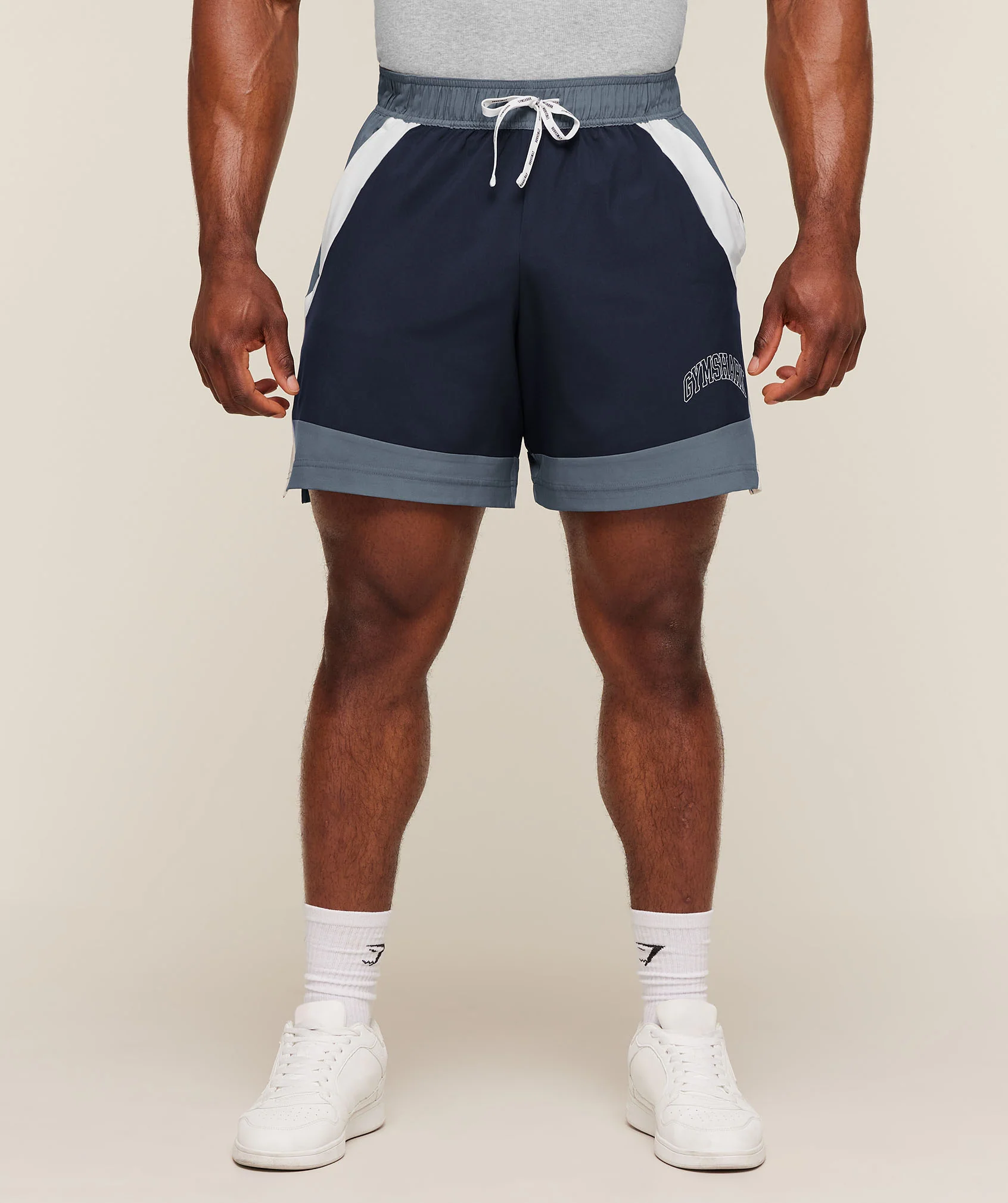 Gymshark Collegiate Tech Shorts - Iron Blue
